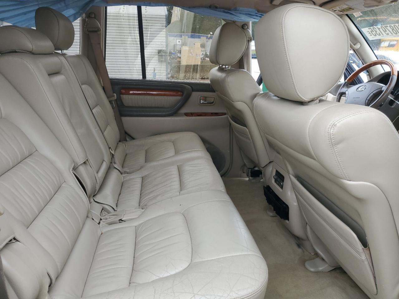 2003 Lexus Lx 470 White vin: JTJHT00W633525093