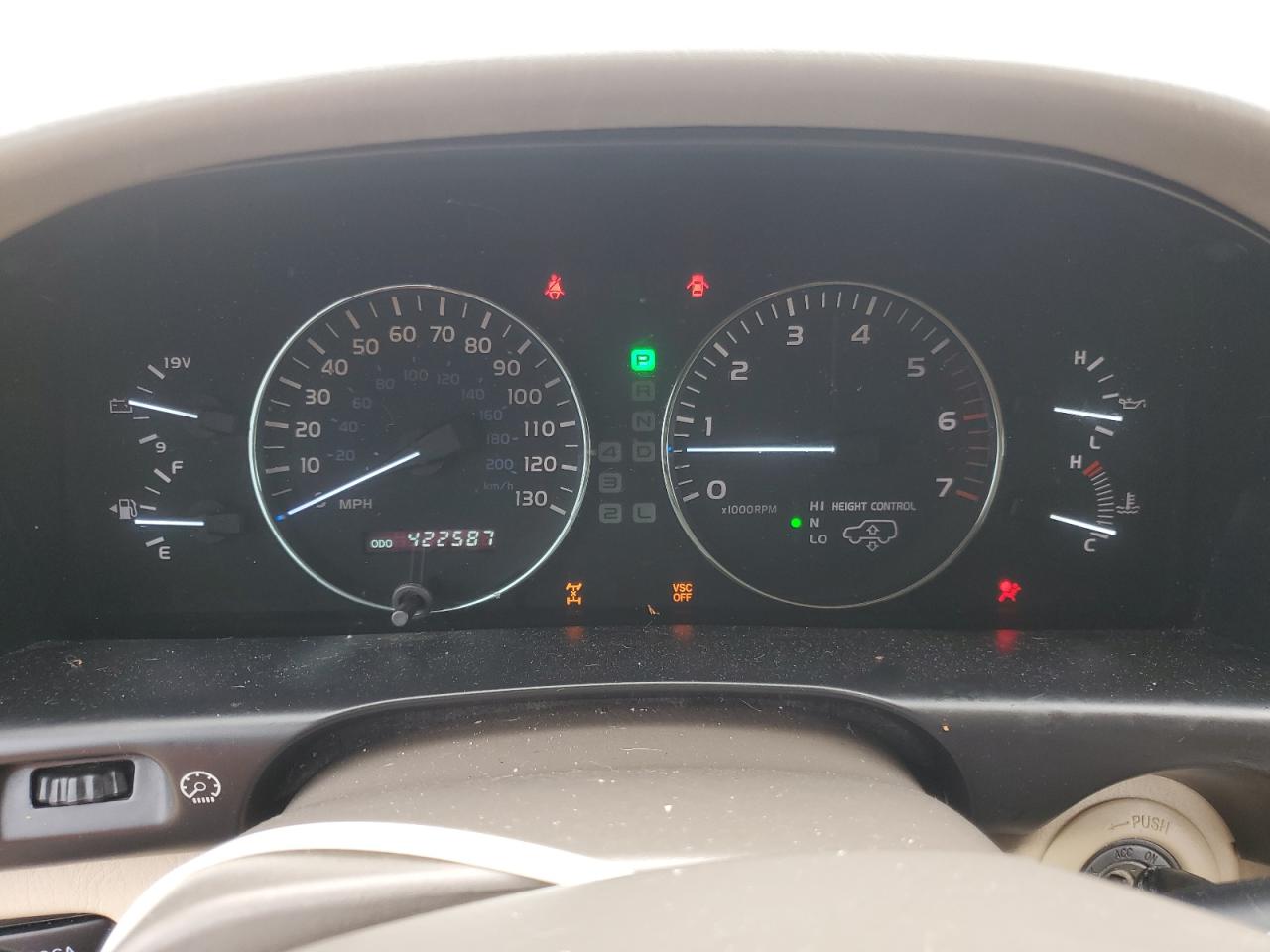 2003 Lexus Lx 470 White vin: JTJHT00W633525093