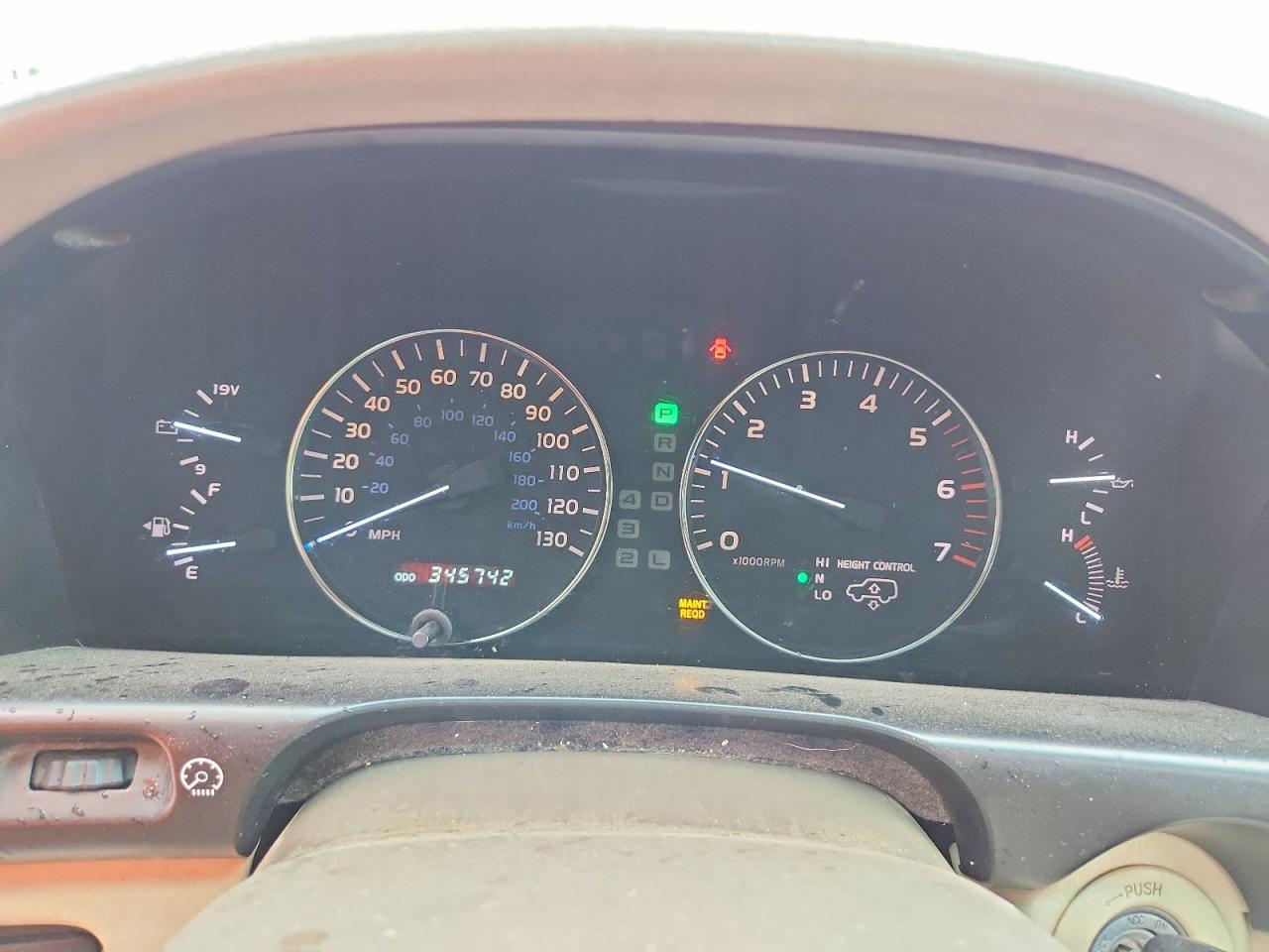 2004 Lexus Lx 470 White vin: JTJHT00W643537908