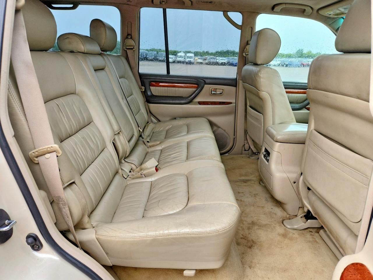 2004 Lexus Lx 470 White vin: JTJHT00W643537908