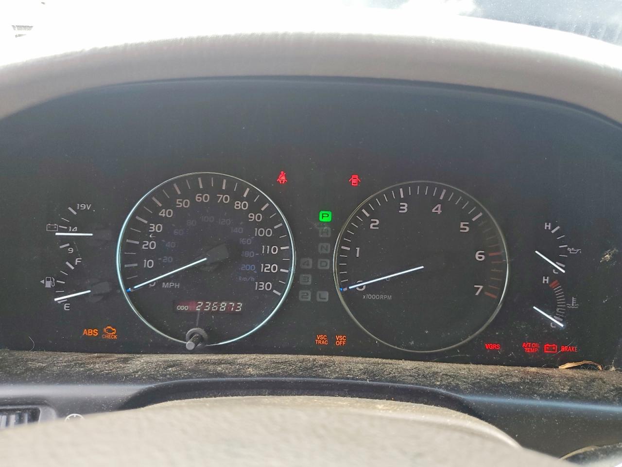 2004 Lexus Lx 470 Black vin: JTJHT00W643540551