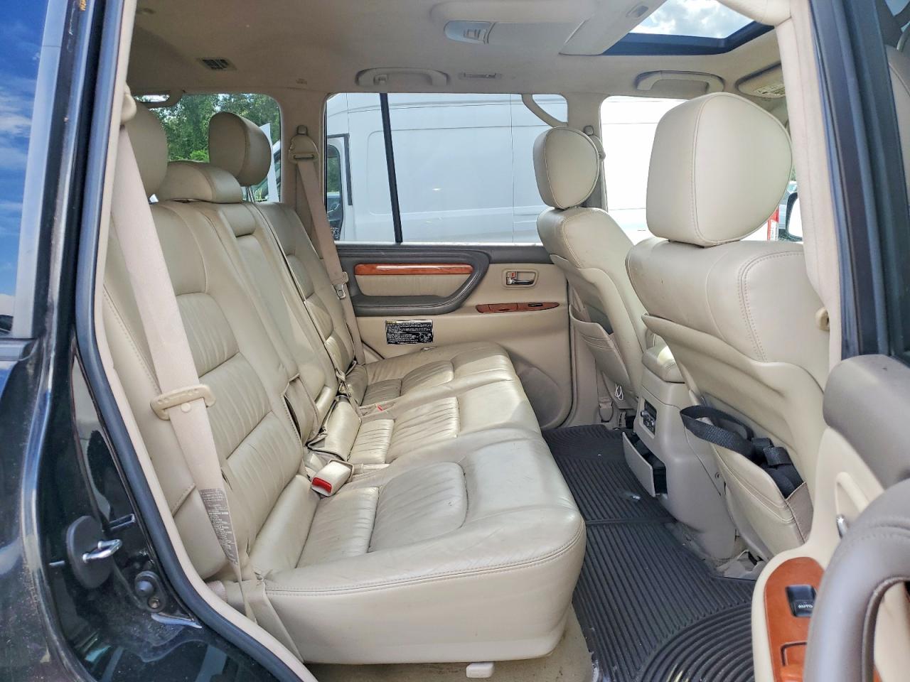 2004 Lexus Lx 470 Black vin: JTJHT00W643540551