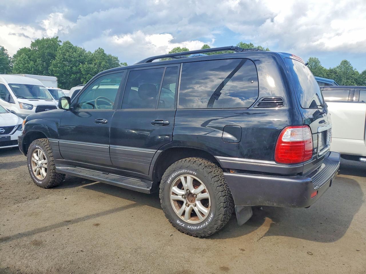2004 Lexus Lx 470 Black vin: JTJHT00W643540551
