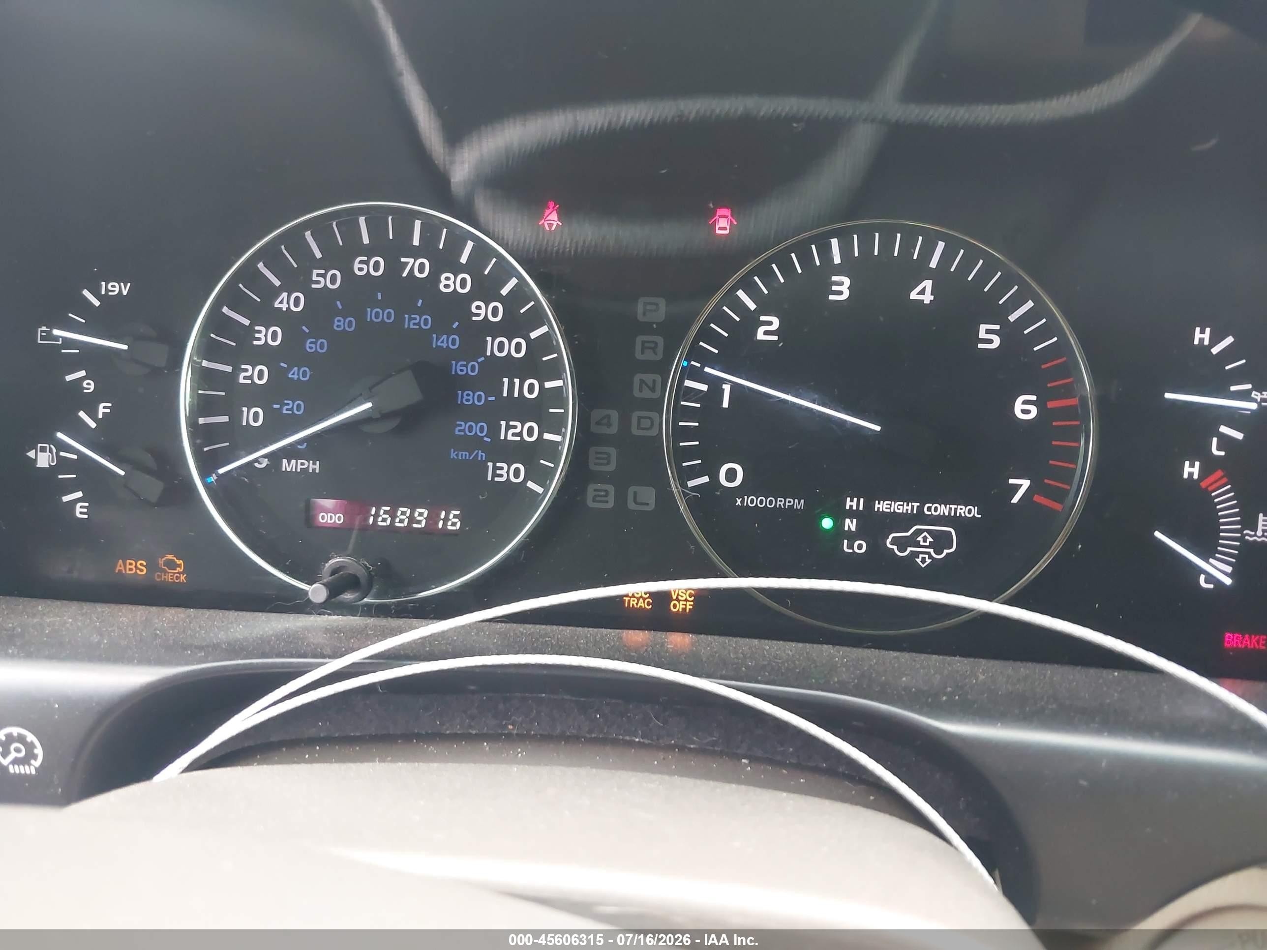 2006 Lexus Lx 470   Black vin: JTJHT00W664004308