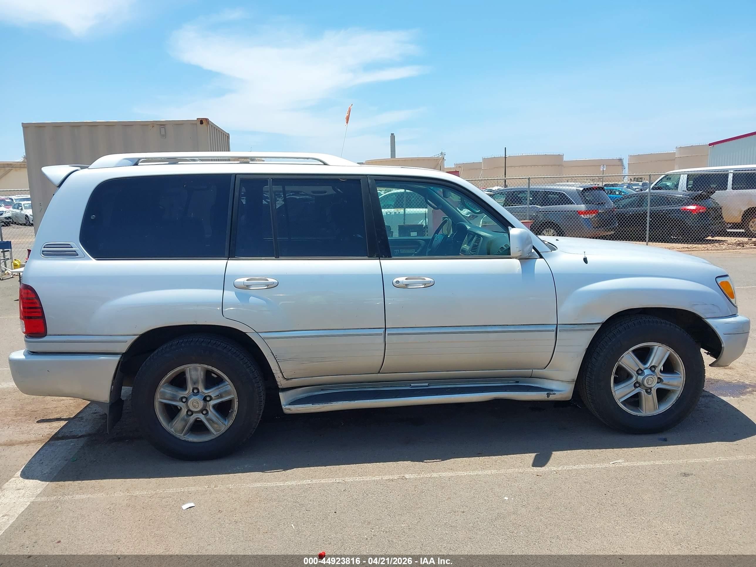 2006 Lexus Lx 470   Silver vin: JTJHT00W664011338