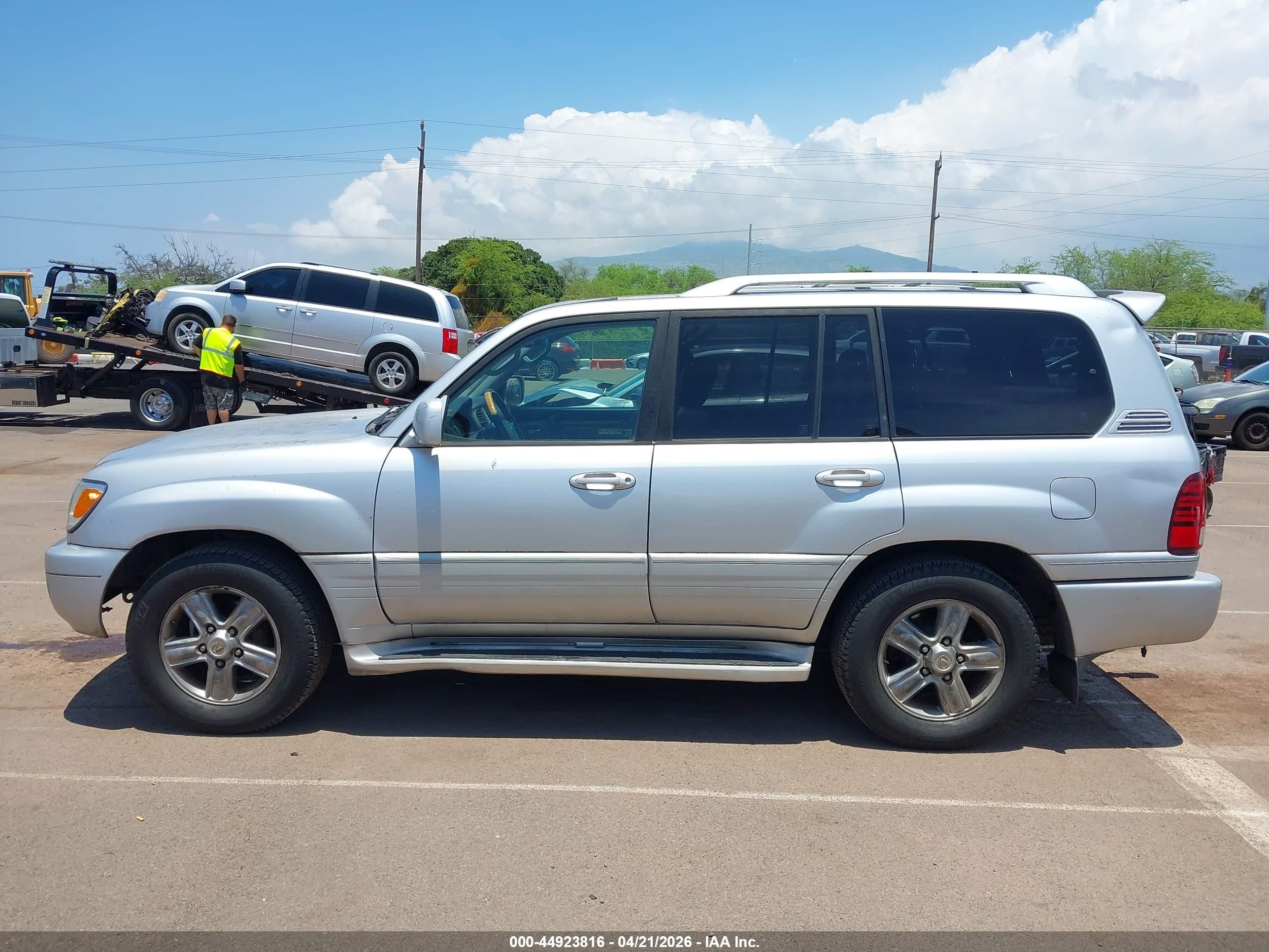 2006 Lexus Lx 470   Silver vin: JTJHT00W664011338