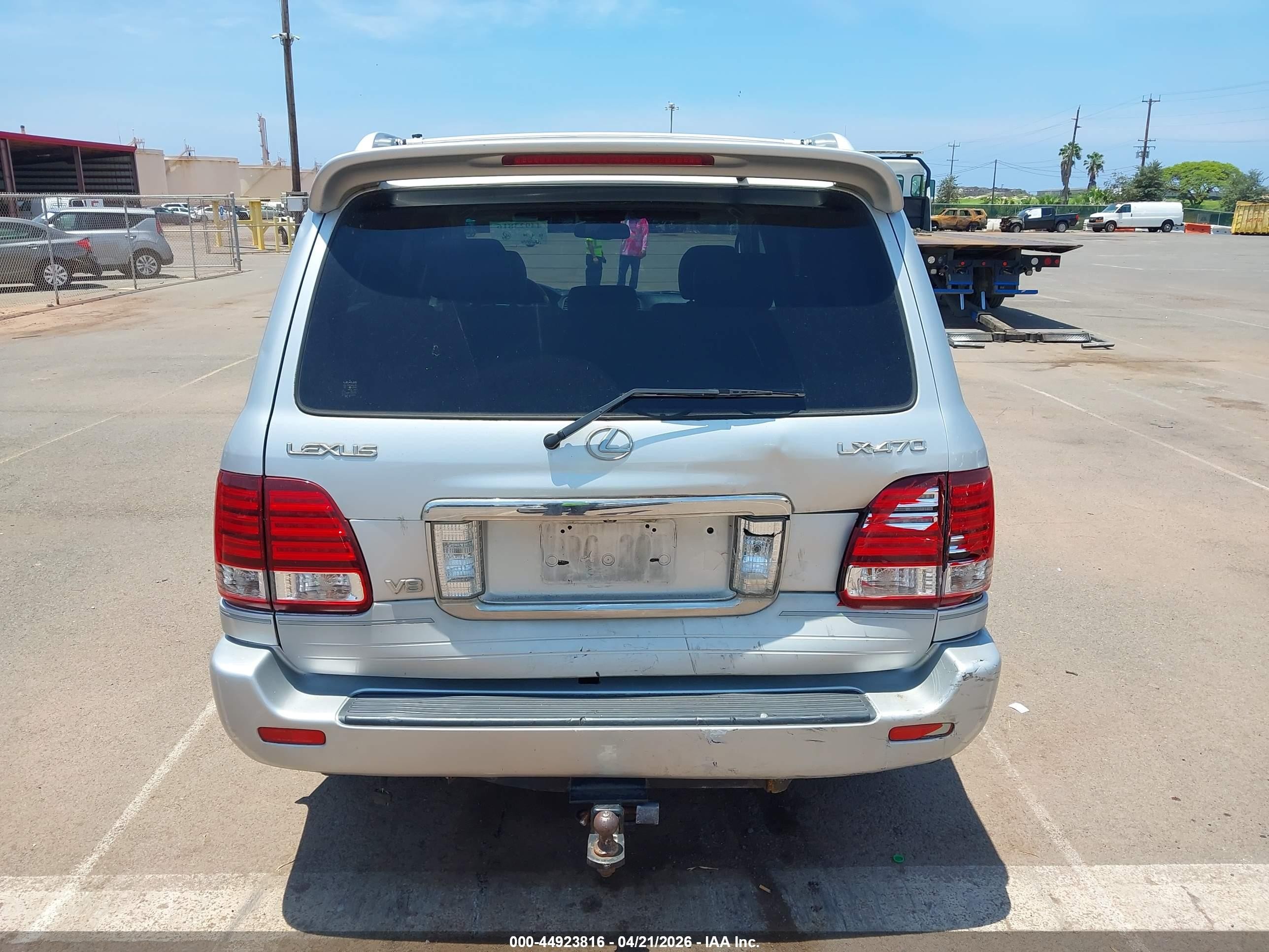 2006 Lexus Lx 470   Silver vin: JTJHT00W664011338