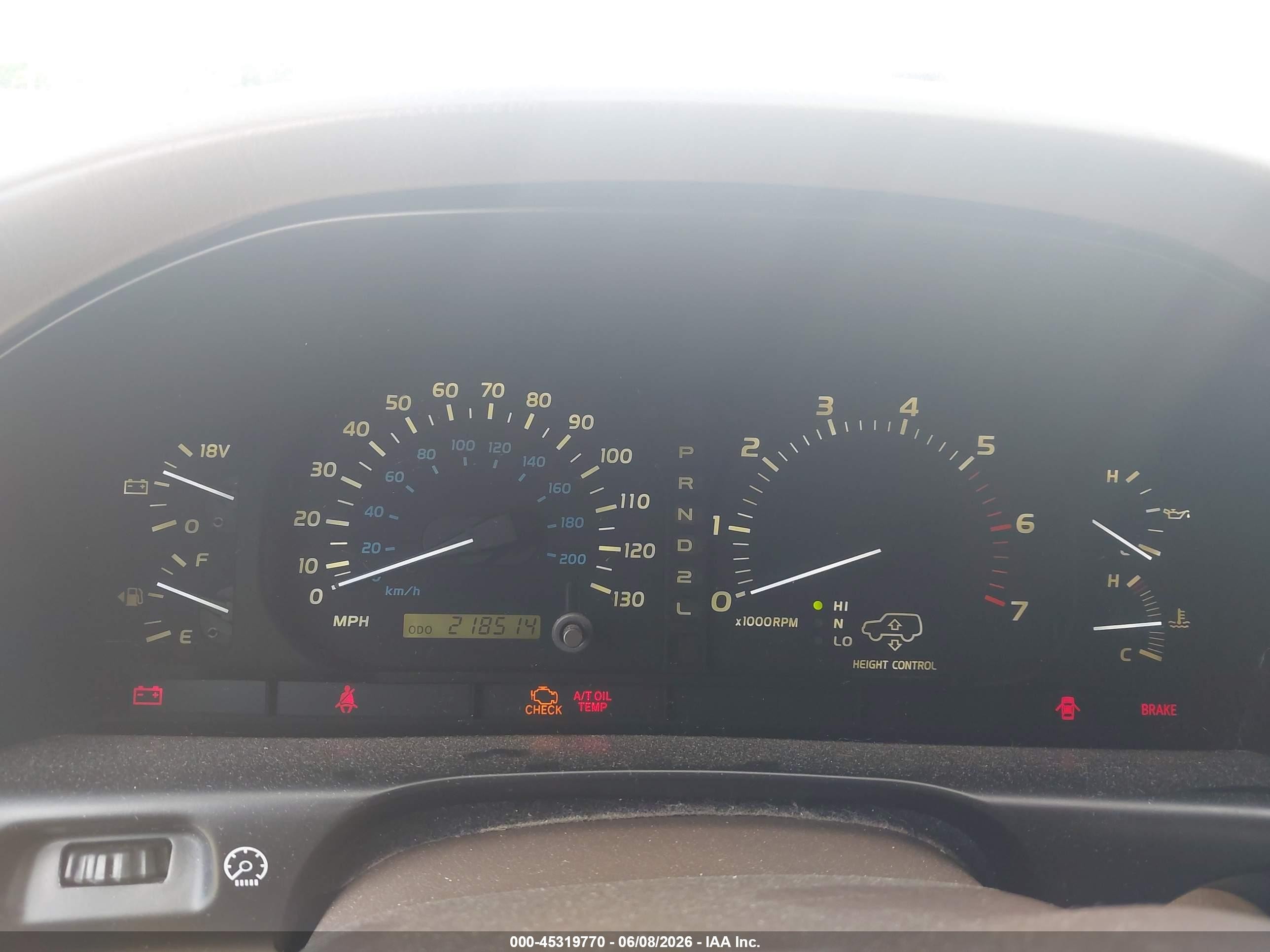 2001 Lexus Lx 470 Beige vin: JTJHT00W713507490