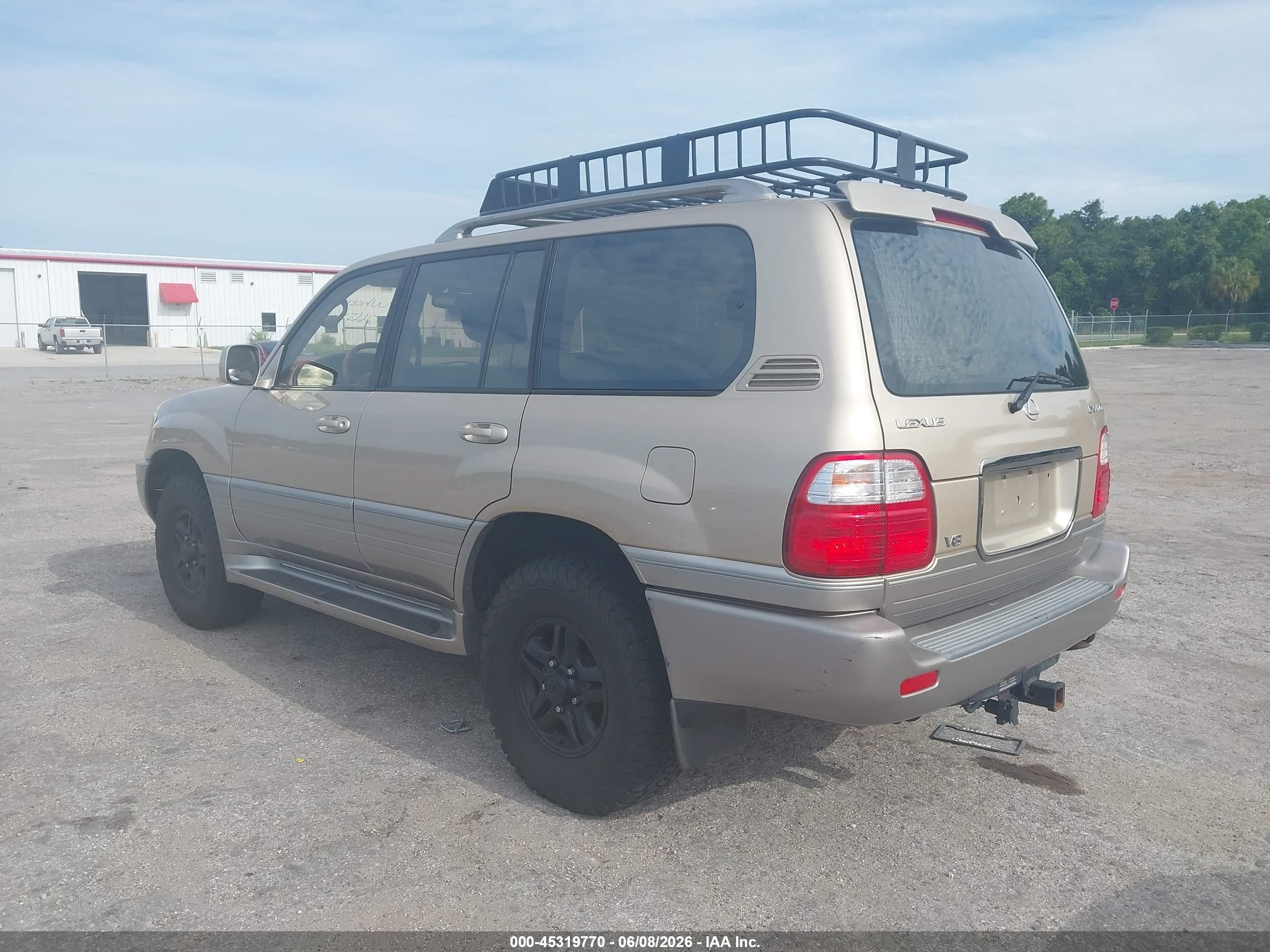 2001 Lexus Lx 470 Beige vin: JTJHT00W713507490