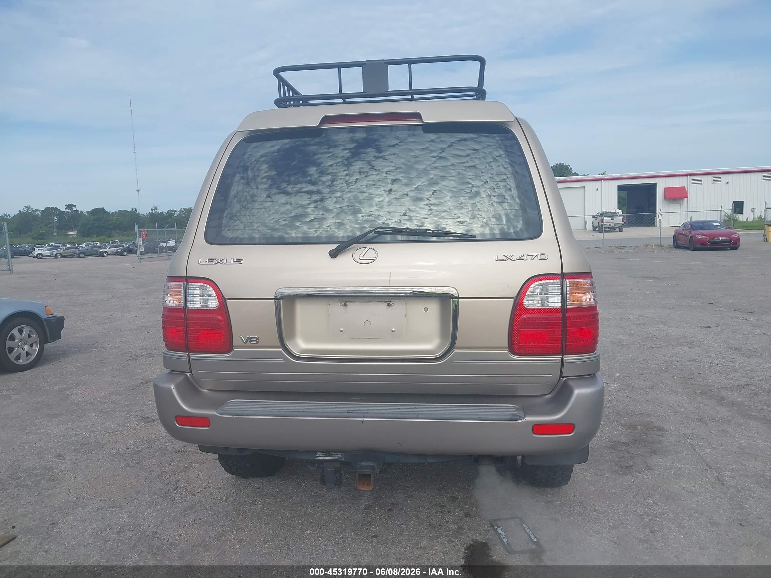 2001 Lexus Lx 470 Beige vin: JTJHT00W713507490