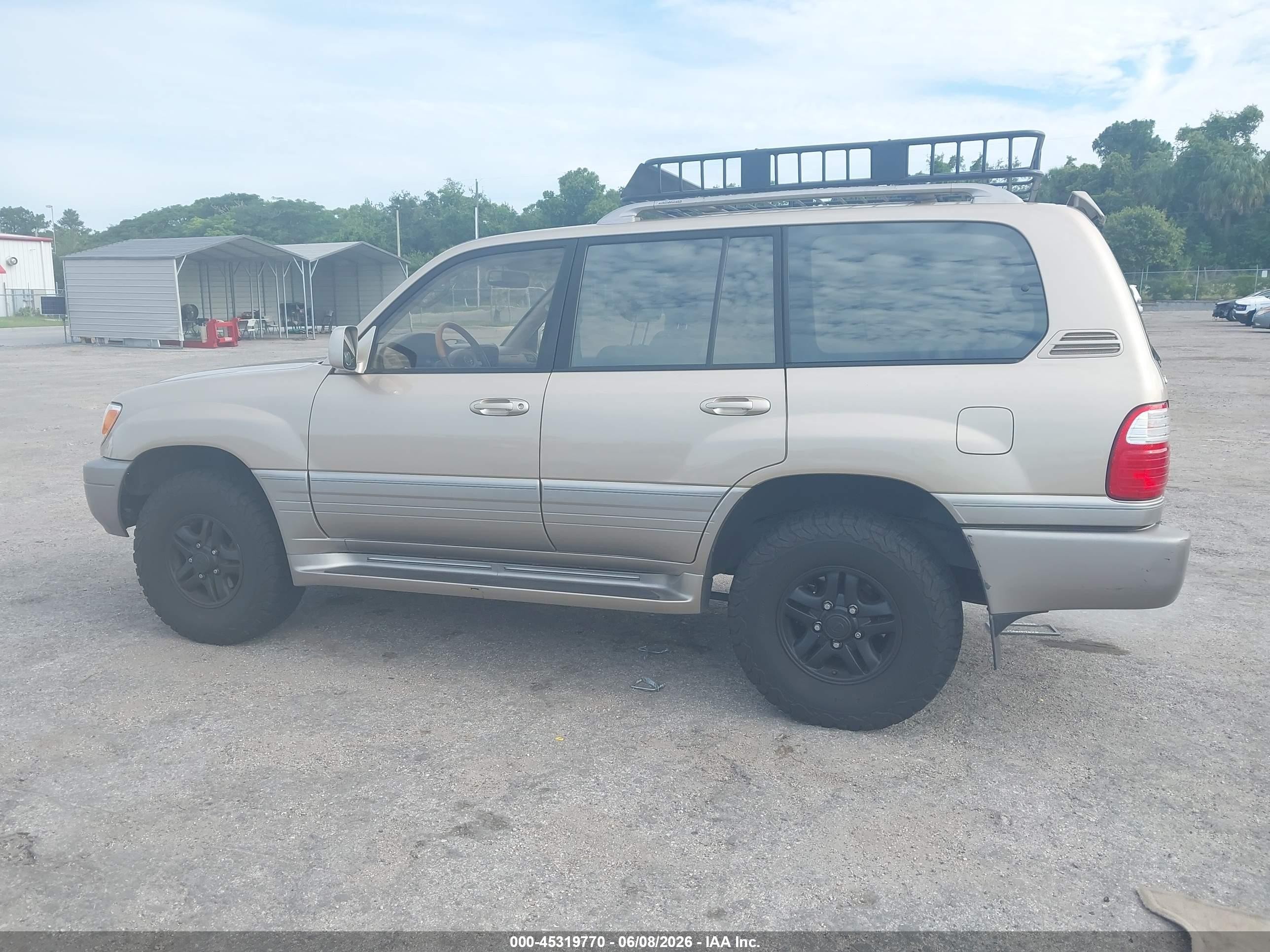 2001 Lexus Lx 470 Beige vin: JTJHT00W713507490