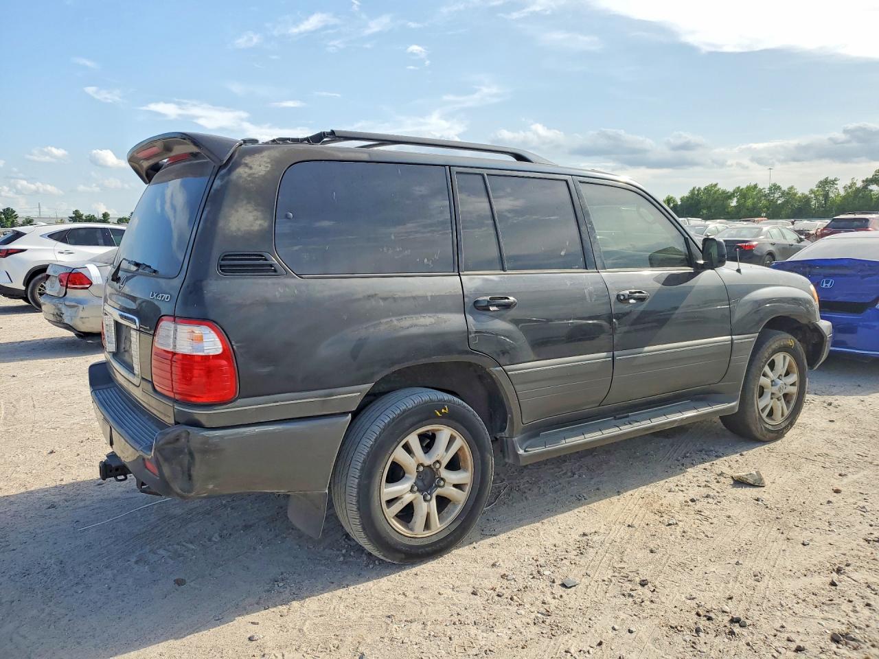 2005 Lexus Lx 470 Черный vin: JTJHT00W753555268