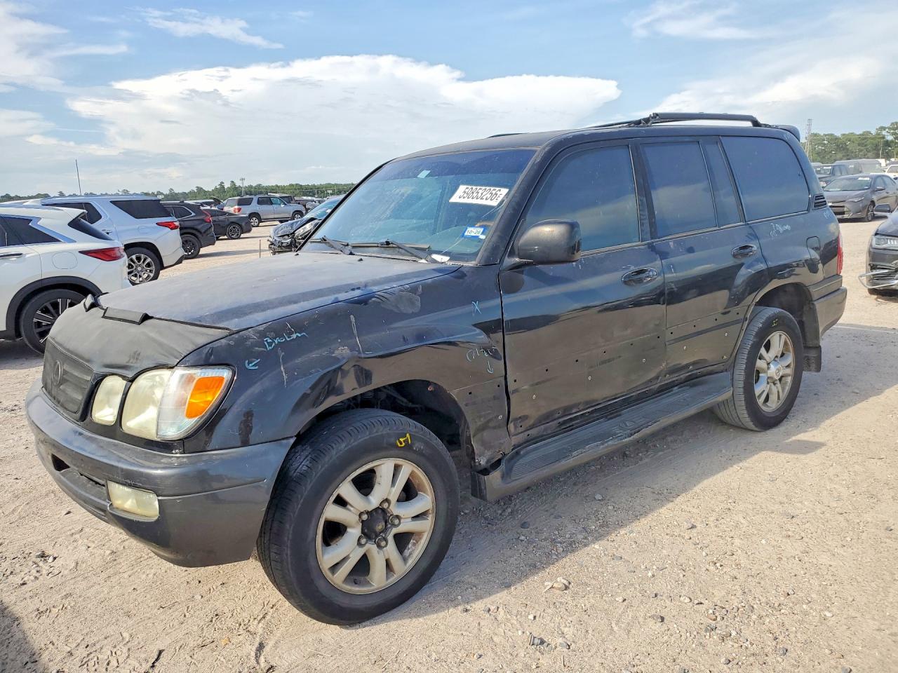 2005 Lexus Lx 470 Черный vin: JTJHT00W753555268