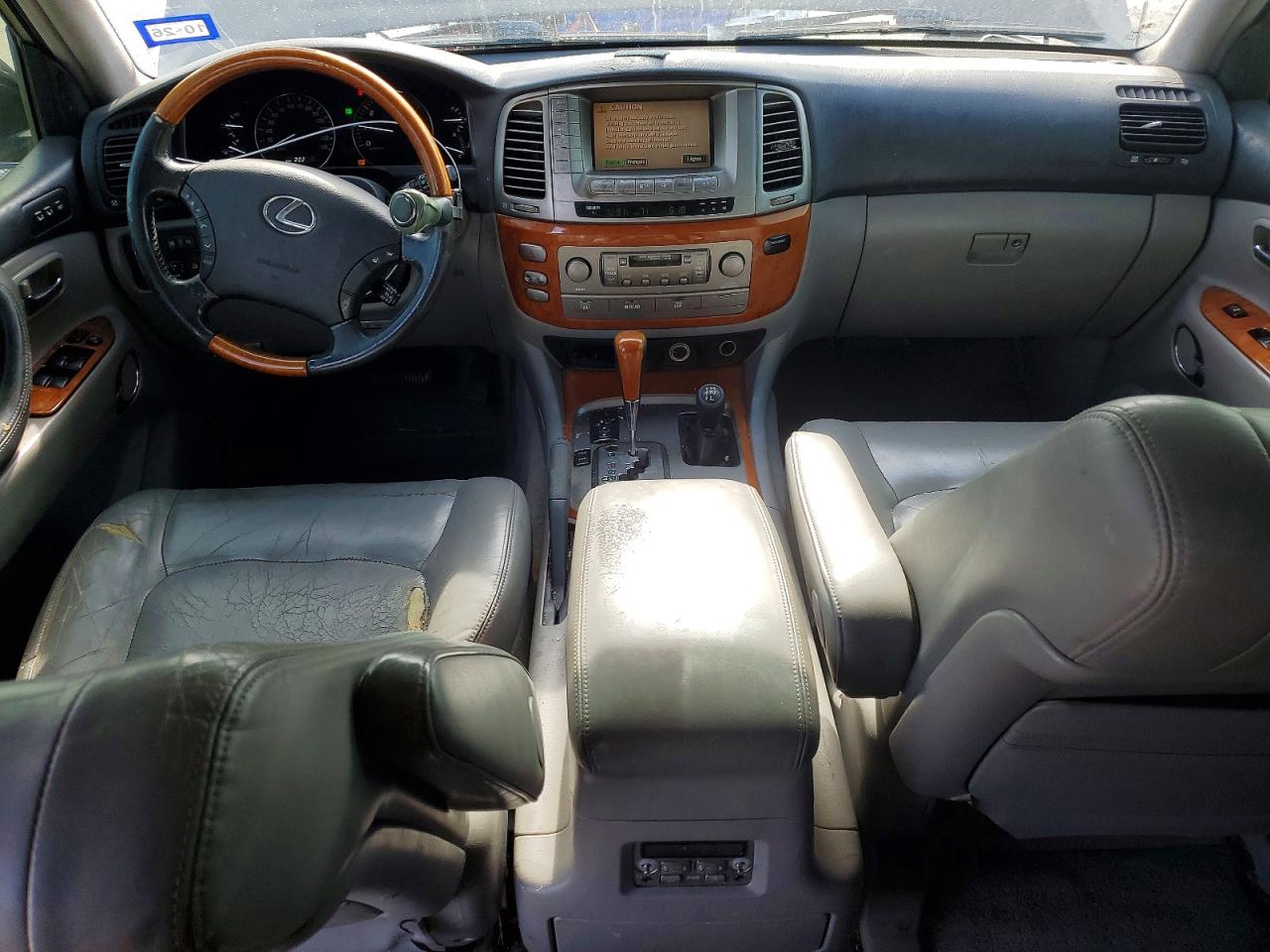 2005 Lexus Lx 470 Черный vin: JTJHT00W753555268