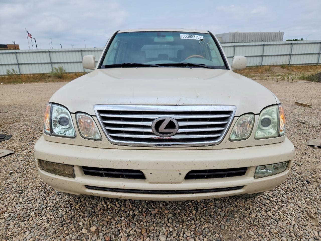 2006 Lexus Lx 470 Cream vin: JTJHT00W764011901