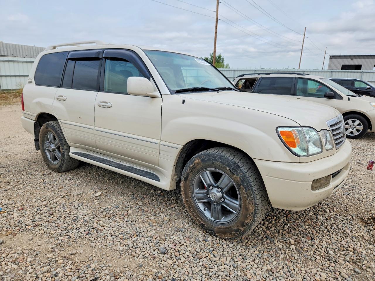 2006 Lexus Lx 470 Cream vin: JTJHT00W764011901