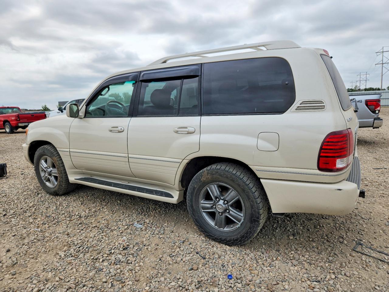 2006 Lexus Lx 470 Cream vin: JTJHT00W764011901