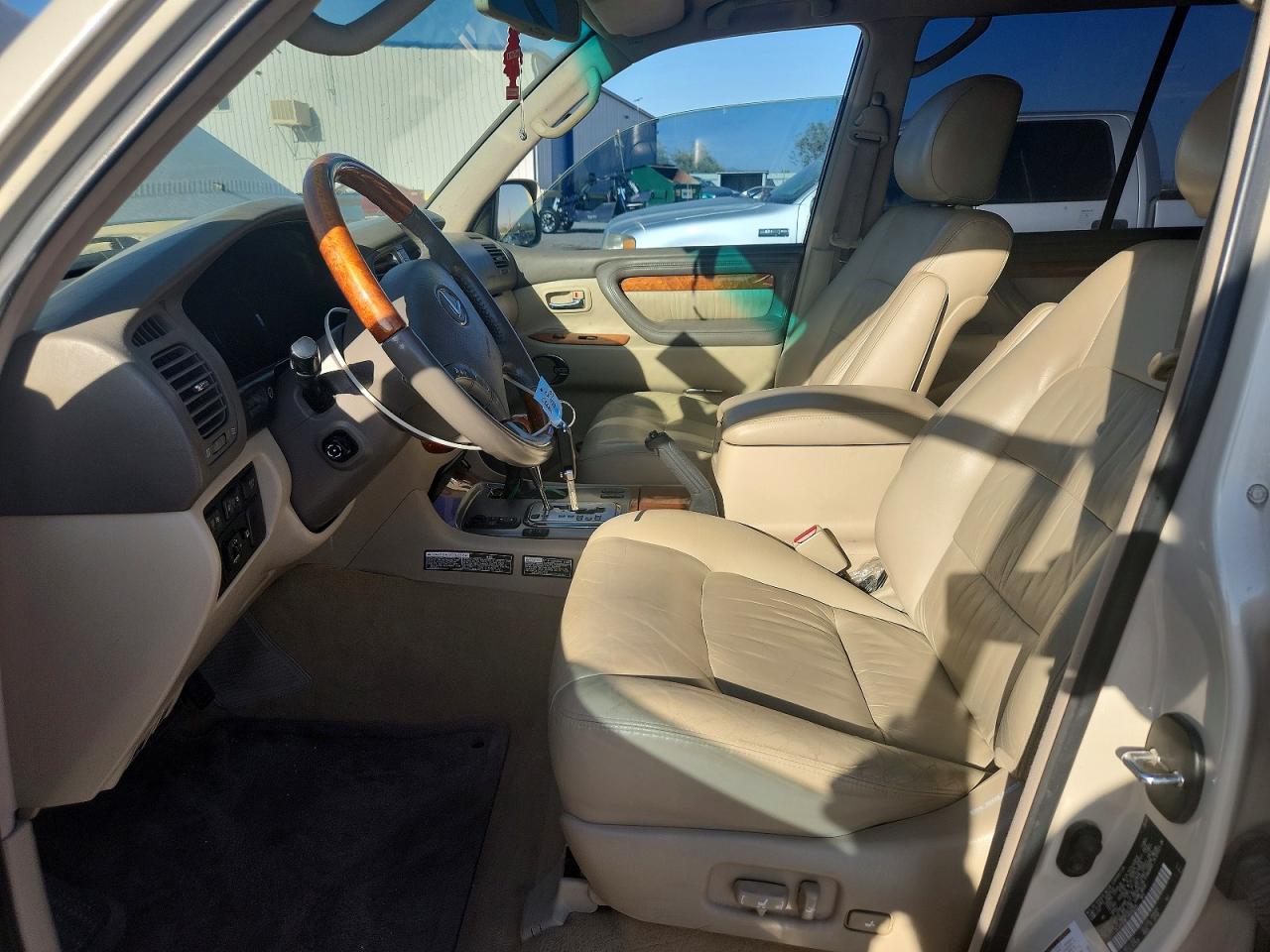 2007 Lexus Lx 470 Cream vin: JTJHT00W774026304