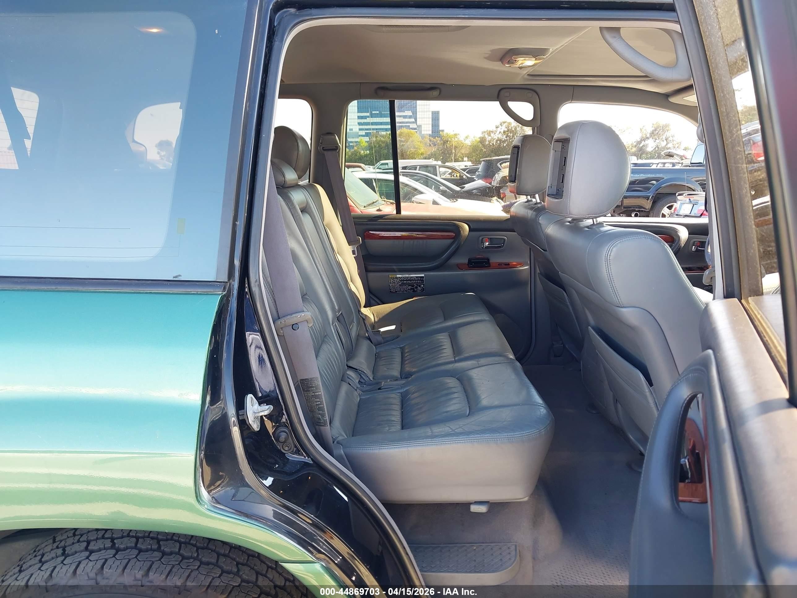 2002 Lexus Lx 470   Green vin: JTJHT00W823518922