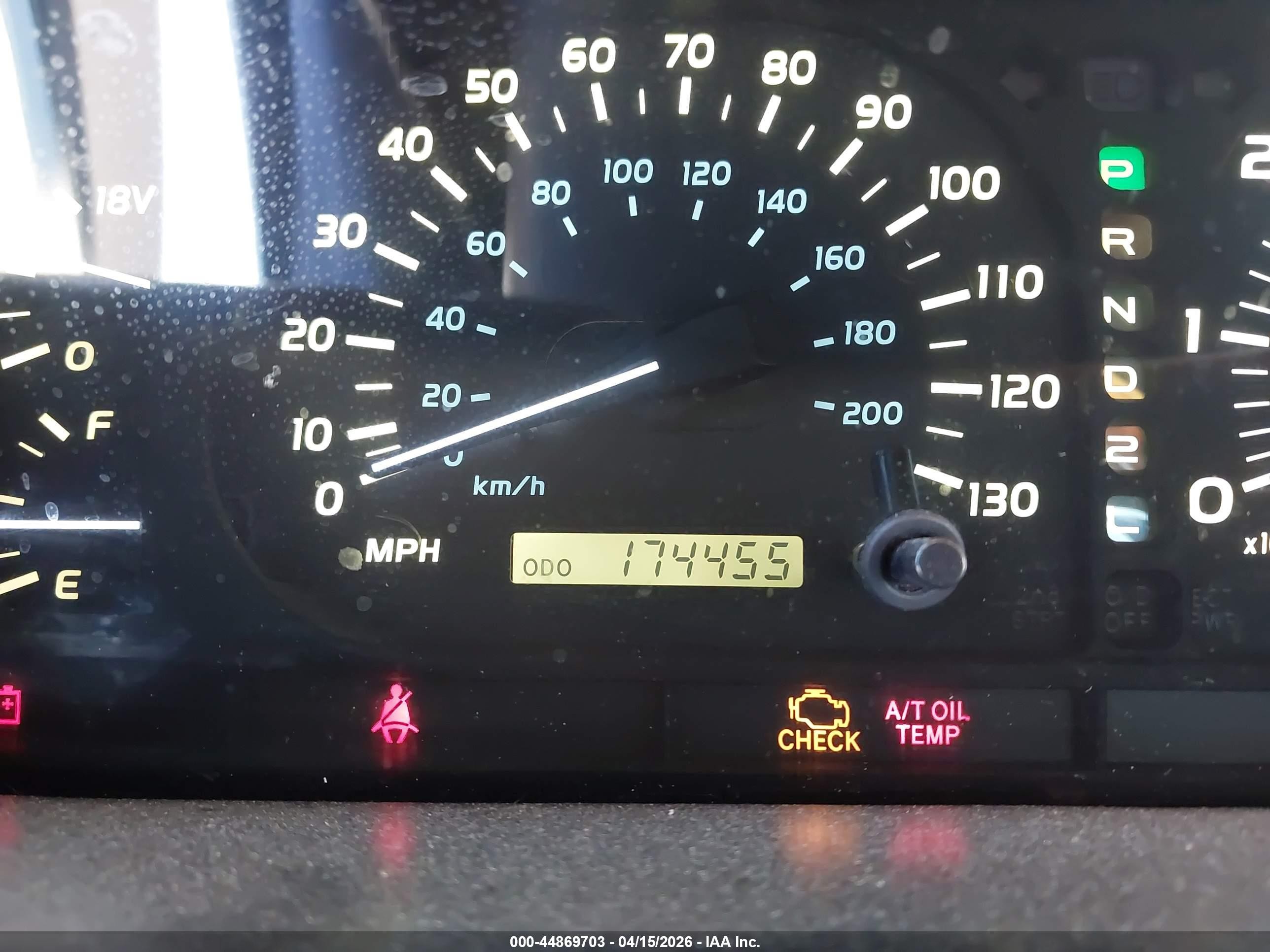 2002 Lexus Lx 470   Green vin: JTJHT00W823518922