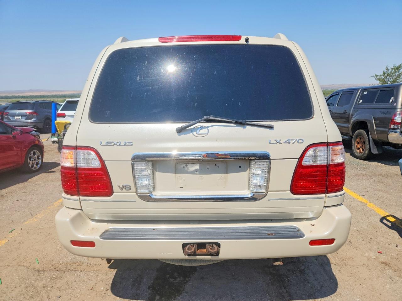 2005 Lexus Lx 470 White vin: JTJHT00W853551519