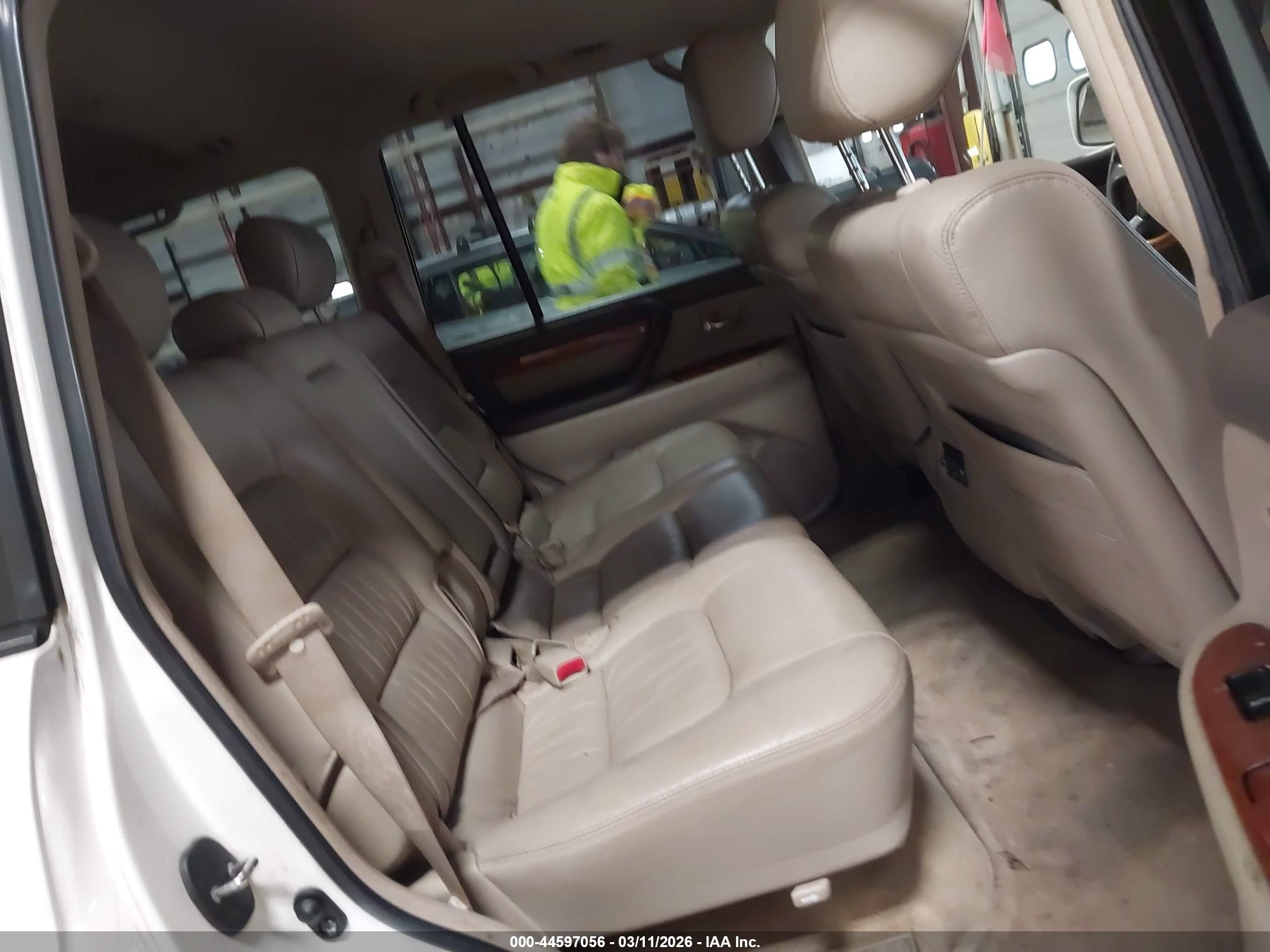 2006 Lexus Lx 470   White vin: JTJHT00W864003998