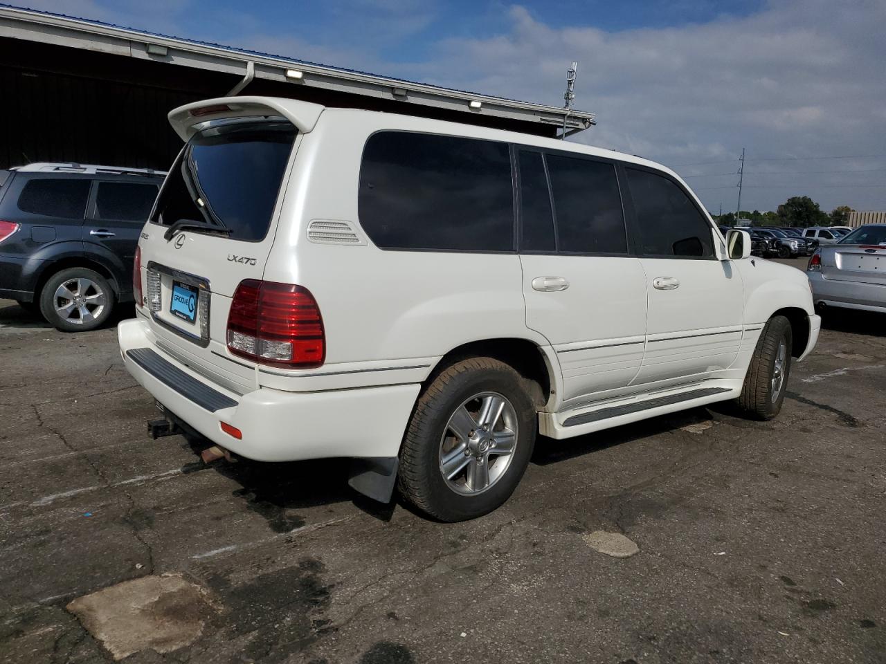2006 Lexus Lx 470 White vin: JTJHT00W864010434