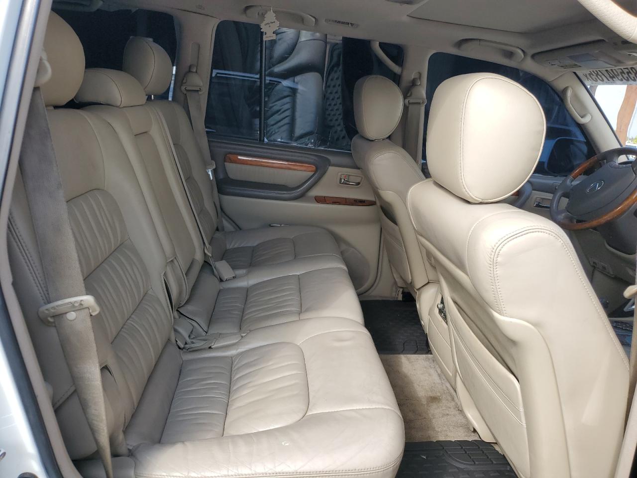 2006 Lexus Lx 470 White vin: JTJHT00W864010434