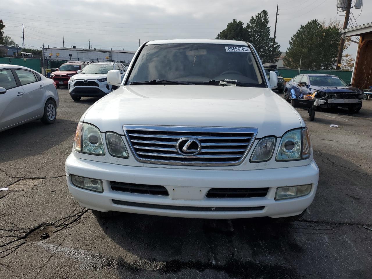 2006 Lexus Lx 470 White vin: JTJHT00W864010434