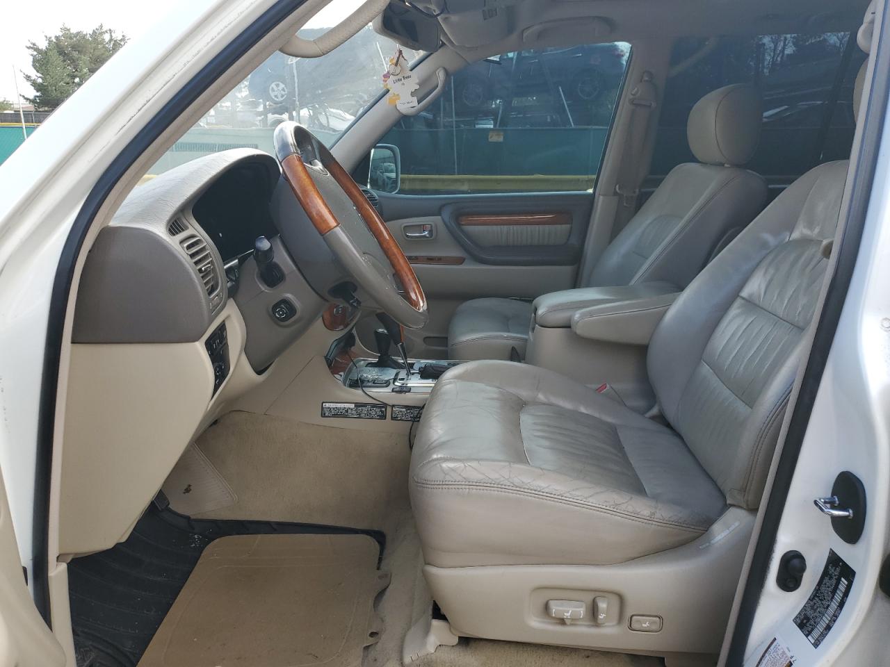 2006 Lexus Lx 470 White vin: JTJHT00W864010434