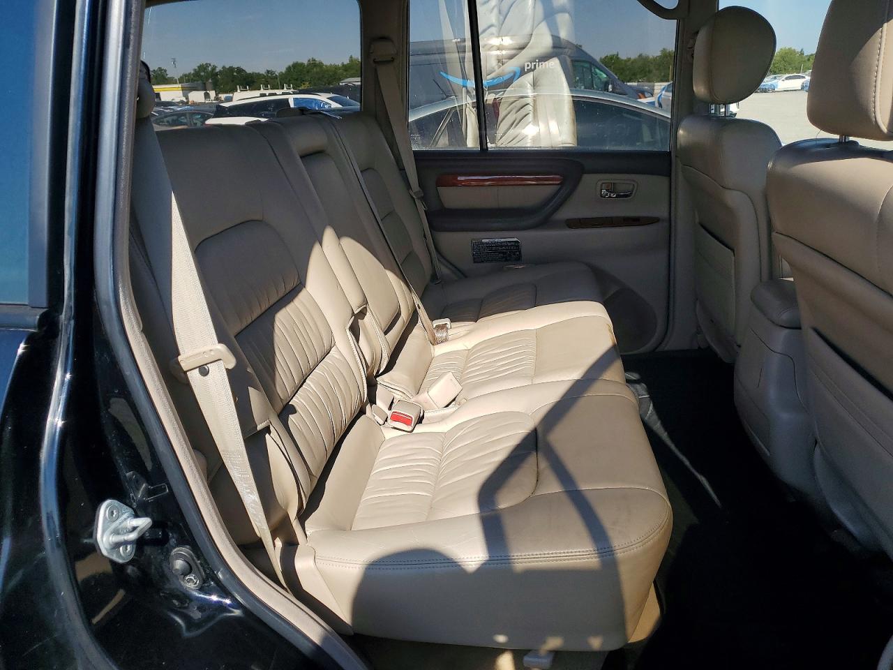 2001 Lexus Lx 470 Black vin: JTJHT00W913500038