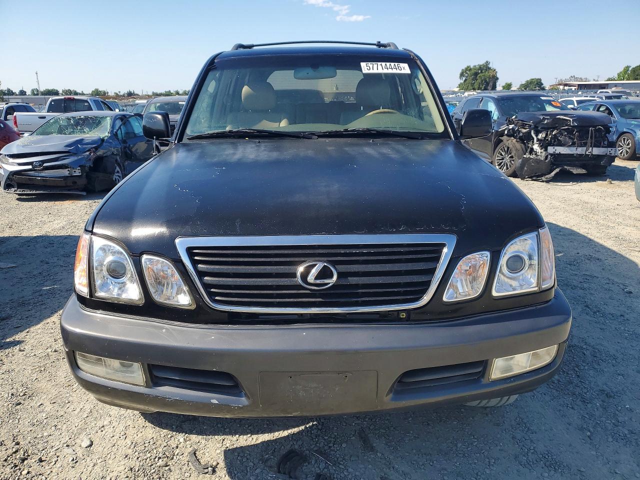 2001 Lexus Lx 470 Black vin: JTJHT00W913500038