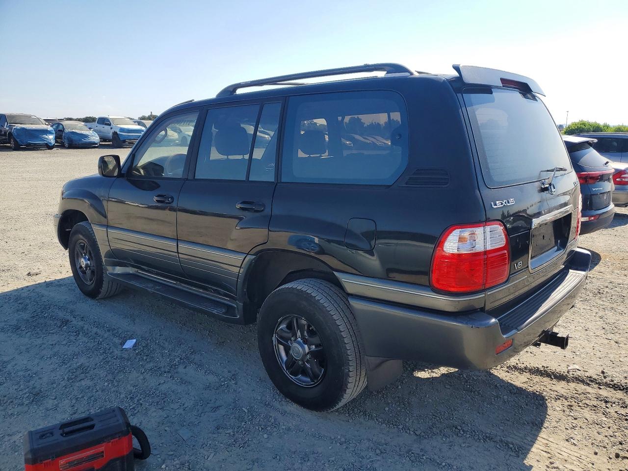 2001 Lexus Lx 470 Black vin: JTJHT00W913500038