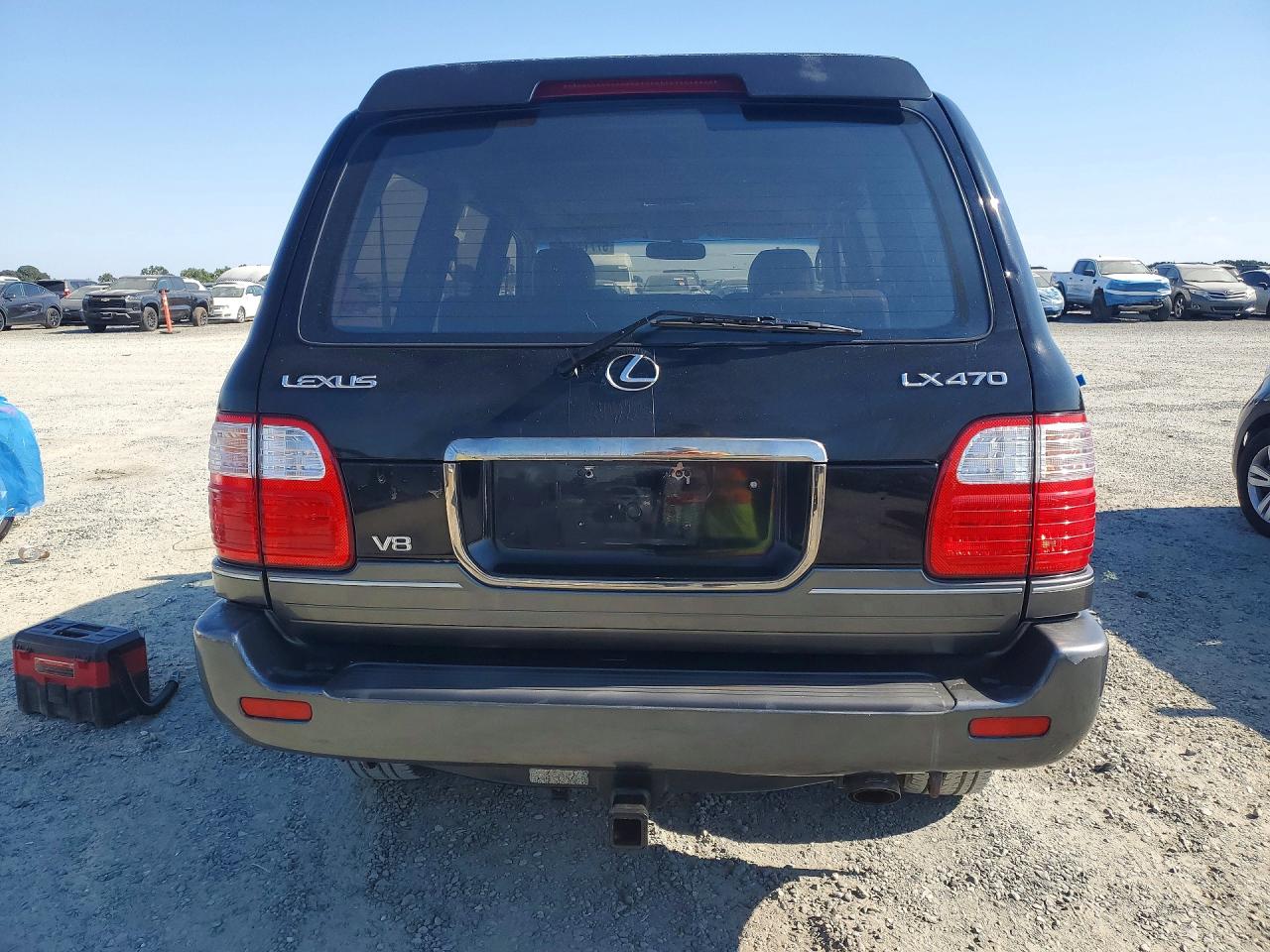 2001 Lexus Lx 470 Black vin: JTJHT00W913500038