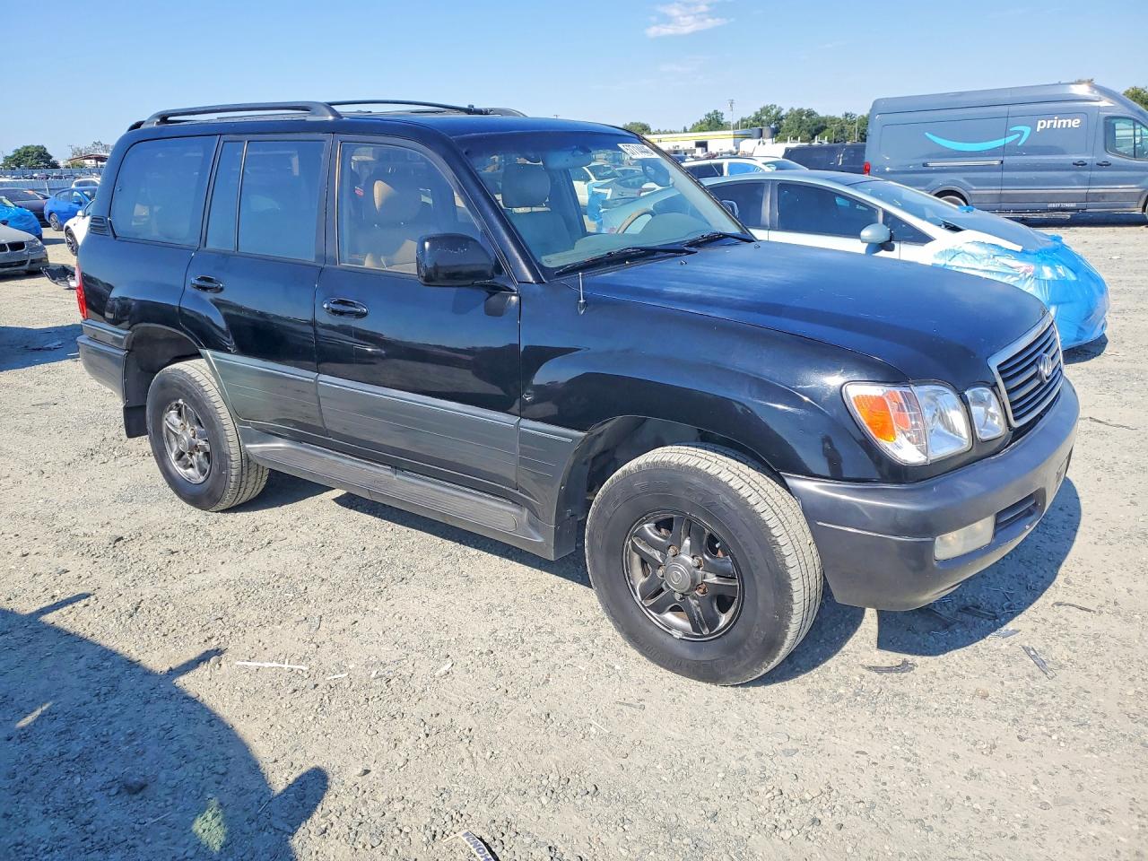 2001 Lexus Lx 470 Black vin: JTJHT00W913500038