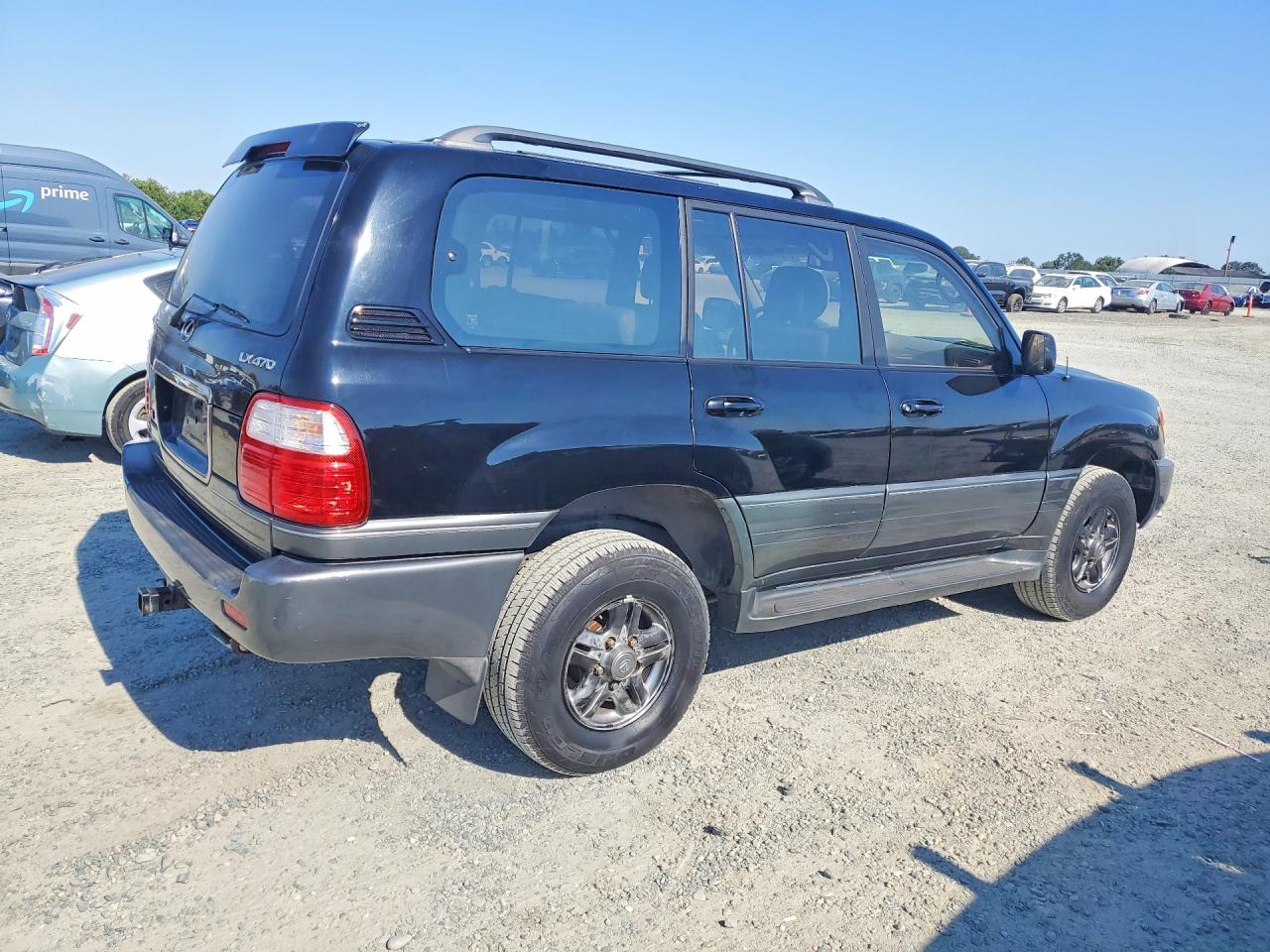 2001 Lexus Lx 470 Black vin: JTJHT00W913500038