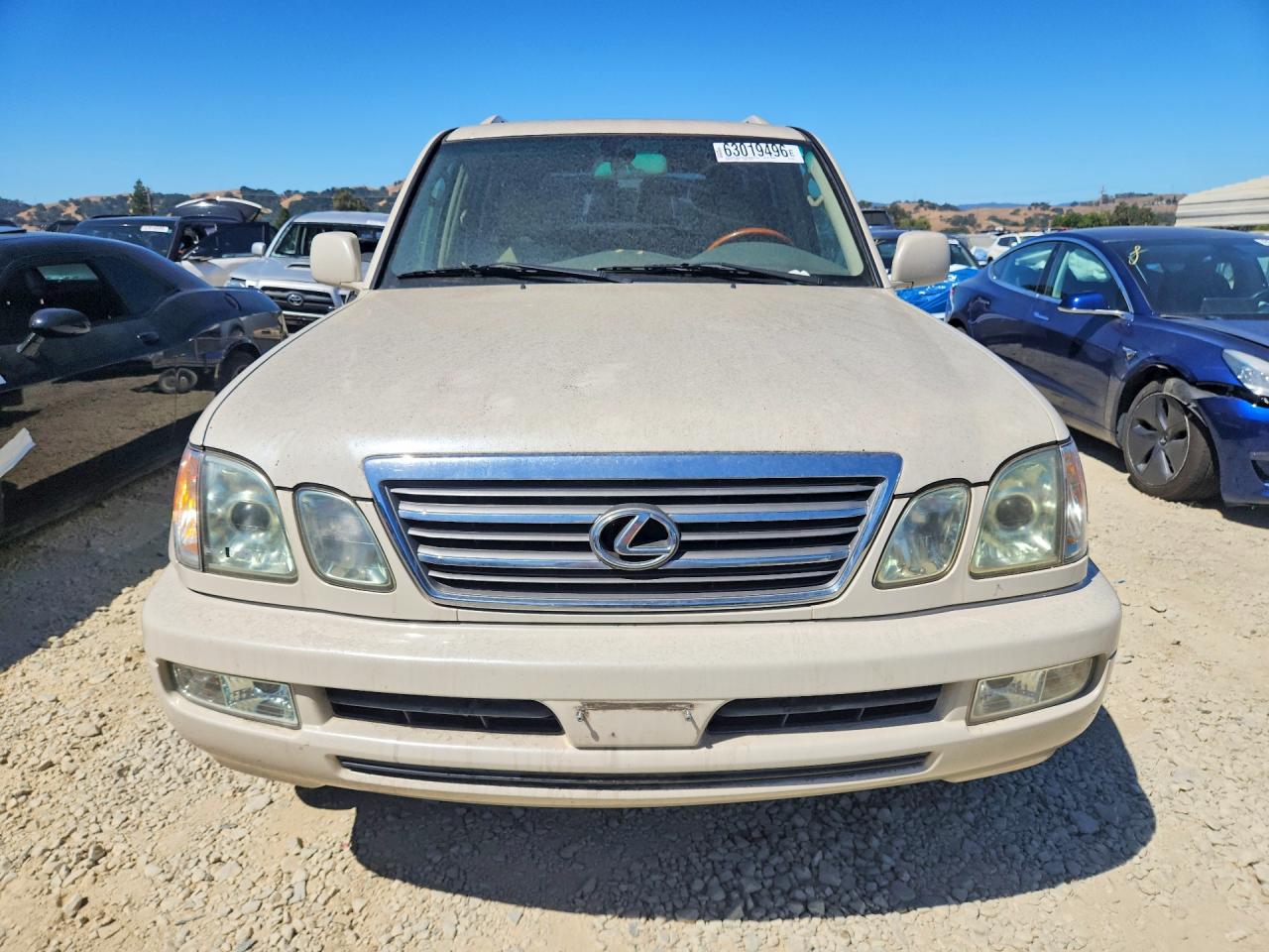 2004 Lexus Lx 470 Tan vin: JTJHT00W943537255