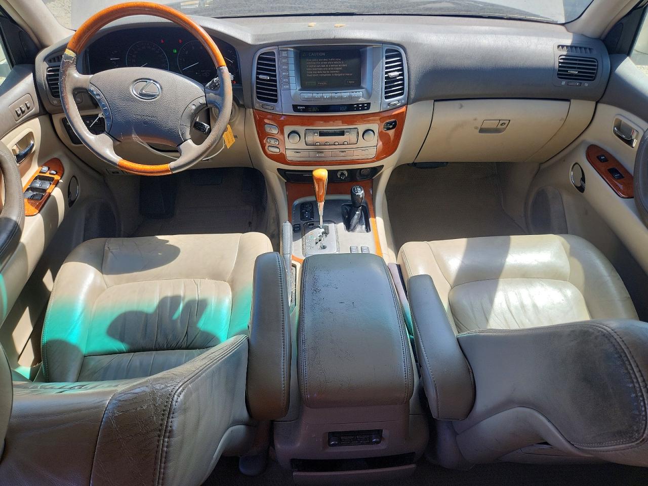 2004 Lexus Lx 470 Tan vin: JTJHT00W943537255