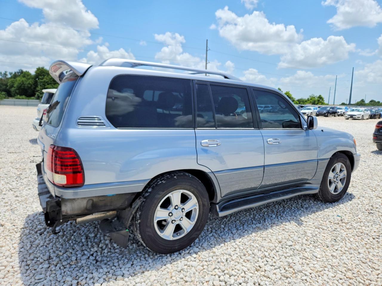 2004 Lexus Lx 470 Silver vin: JTJHT00W943543041