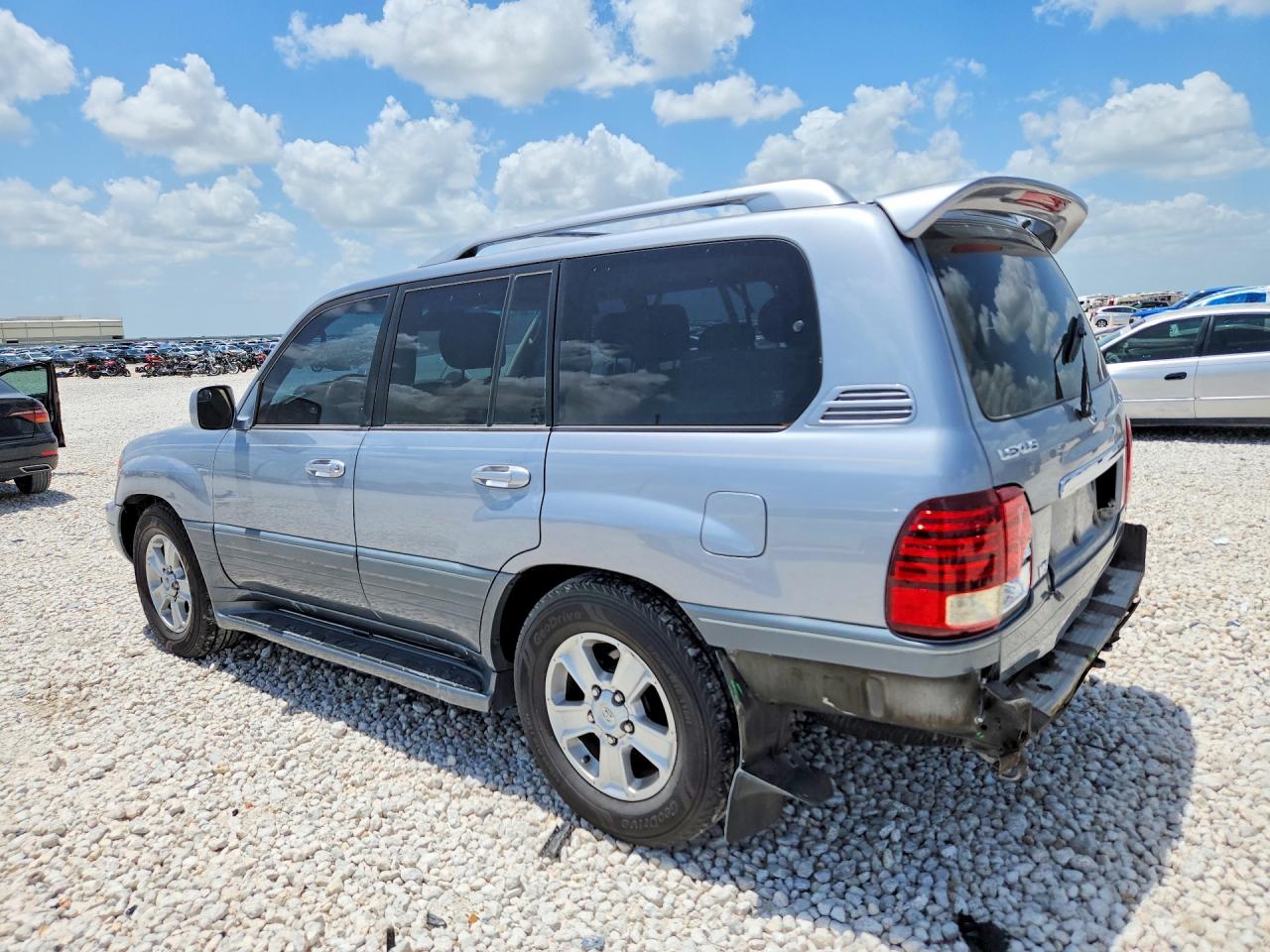 2004 Lexus Lx 470 Silver vin: JTJHT00W943543041