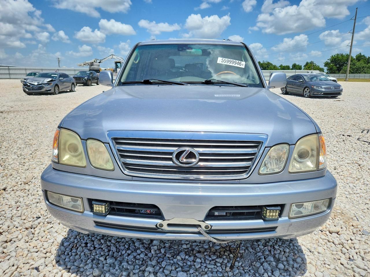 2004 Lexus Lx 470 Silver vin: JTJHT00W943543041