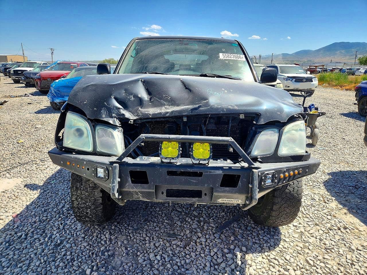 2006 Lexus Lx 470 Black vin: JTJHT00W964003444