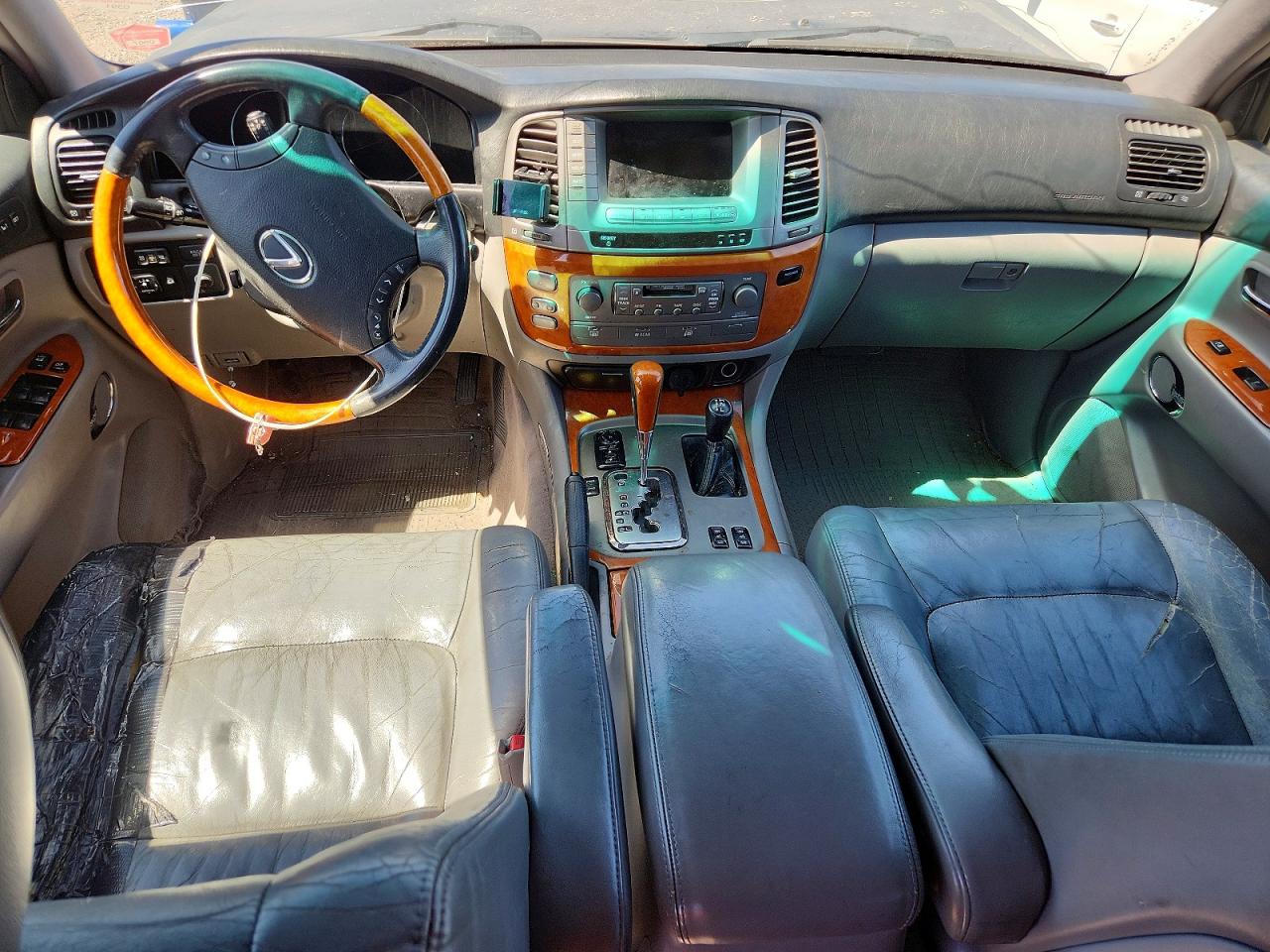 2006 Lexus Lx 470 Black vin: JTJHT00W964003444