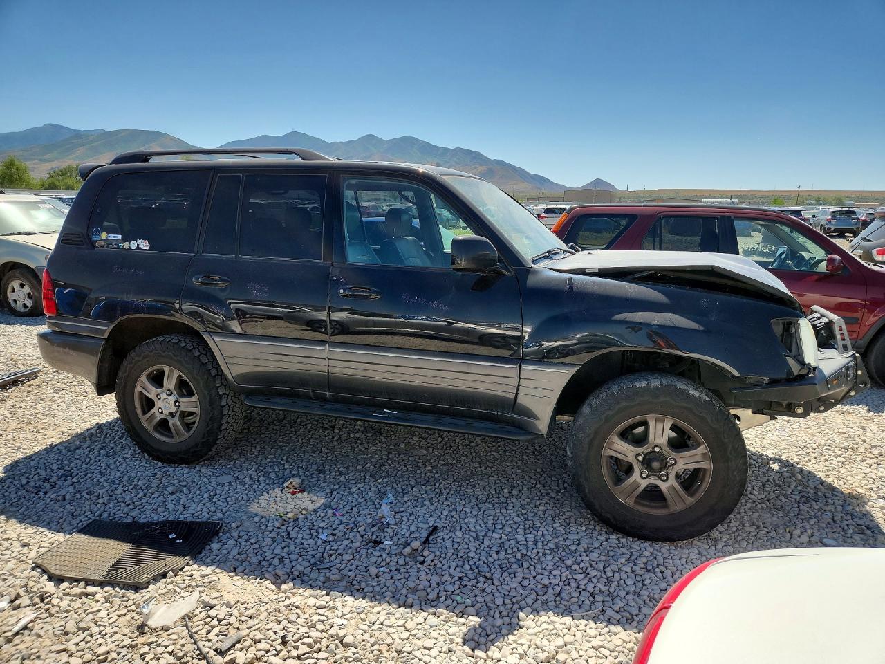 2006 Lexus Lx 470 Black vin: JTJHT00W964003444