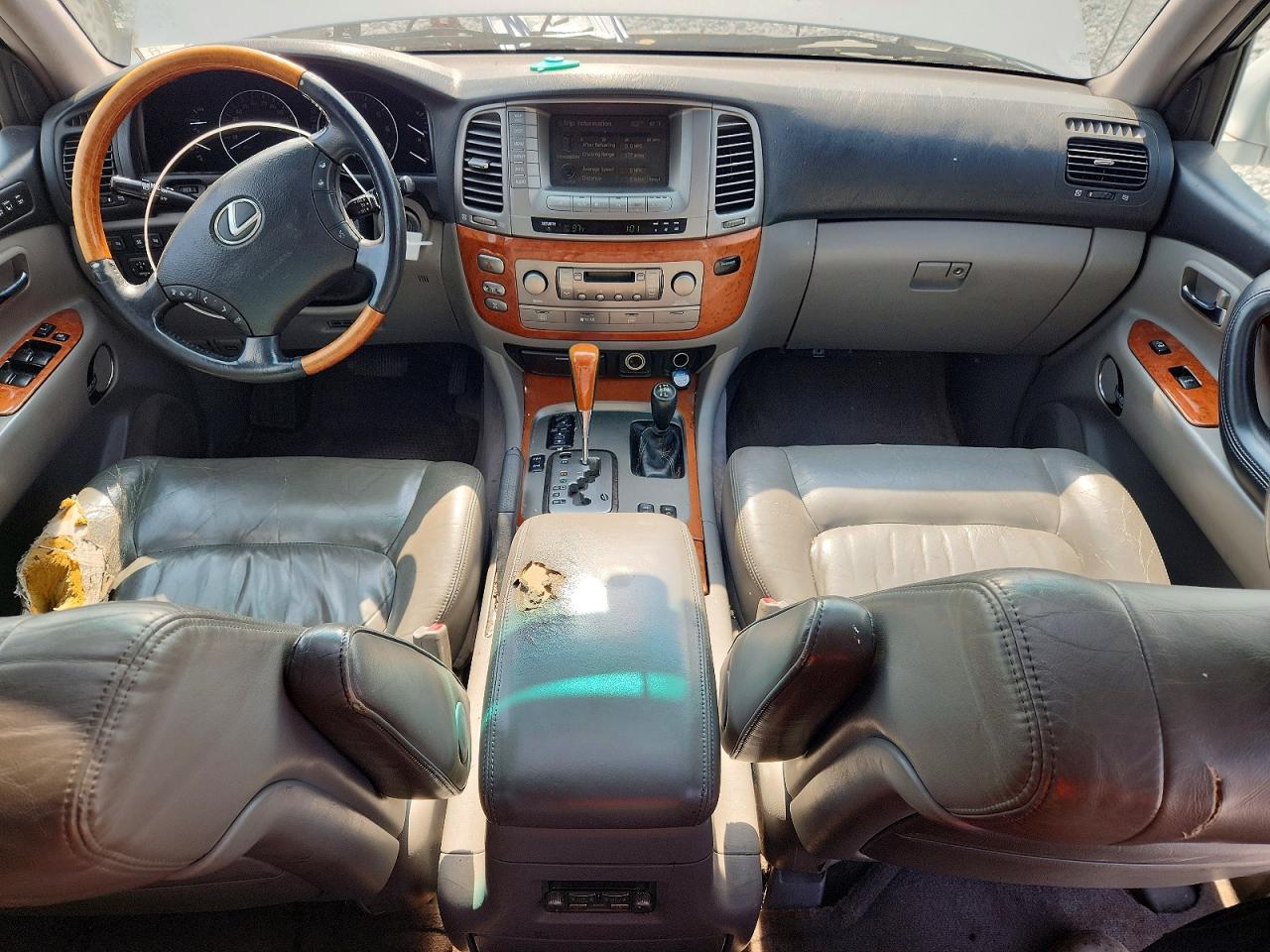 2006 Lexus Lx 470 Серебряный vin: JTJHT00W964007137