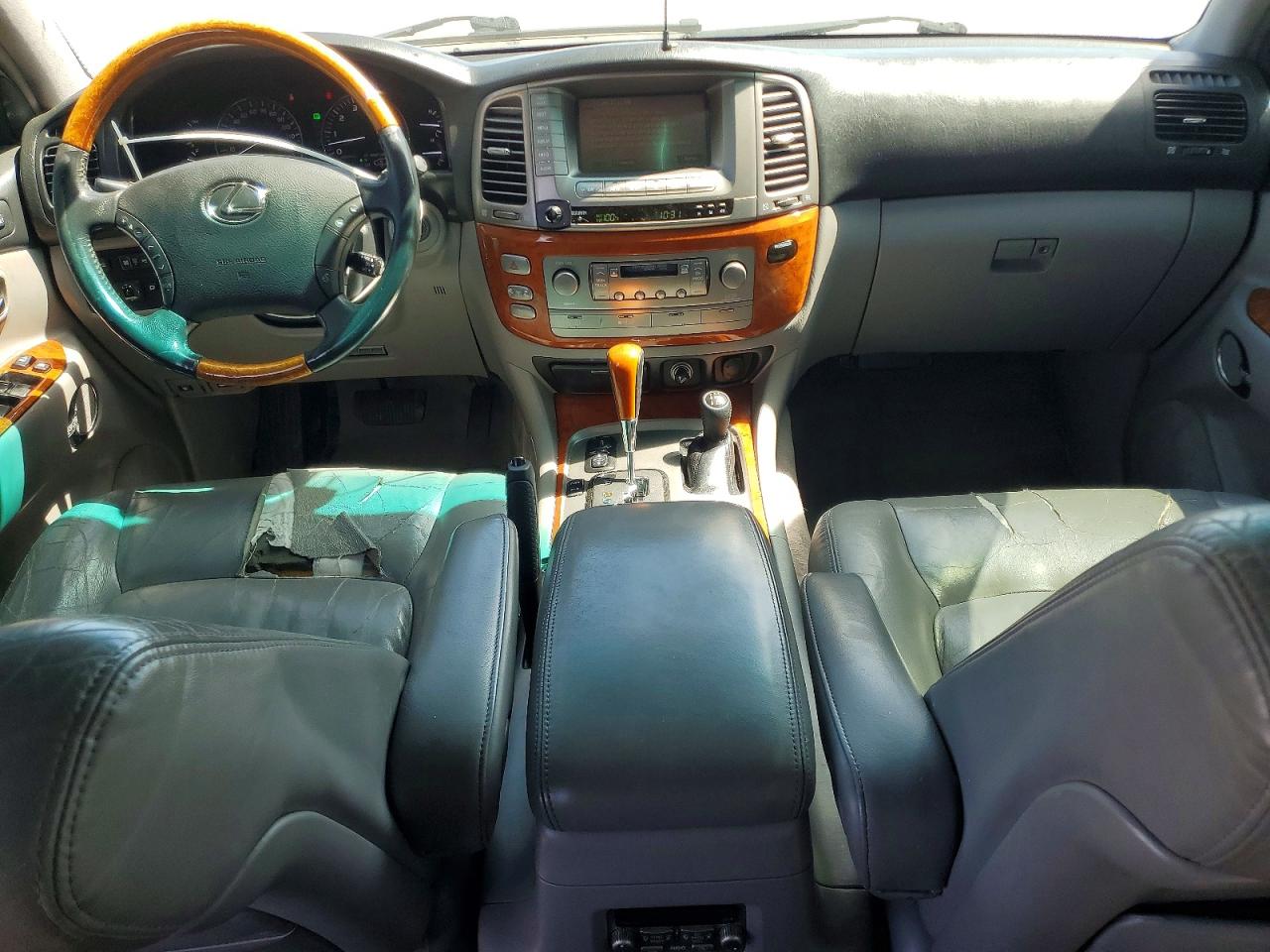 2007 Lexus Lx 470 Black vin: JTJHT00W974028653