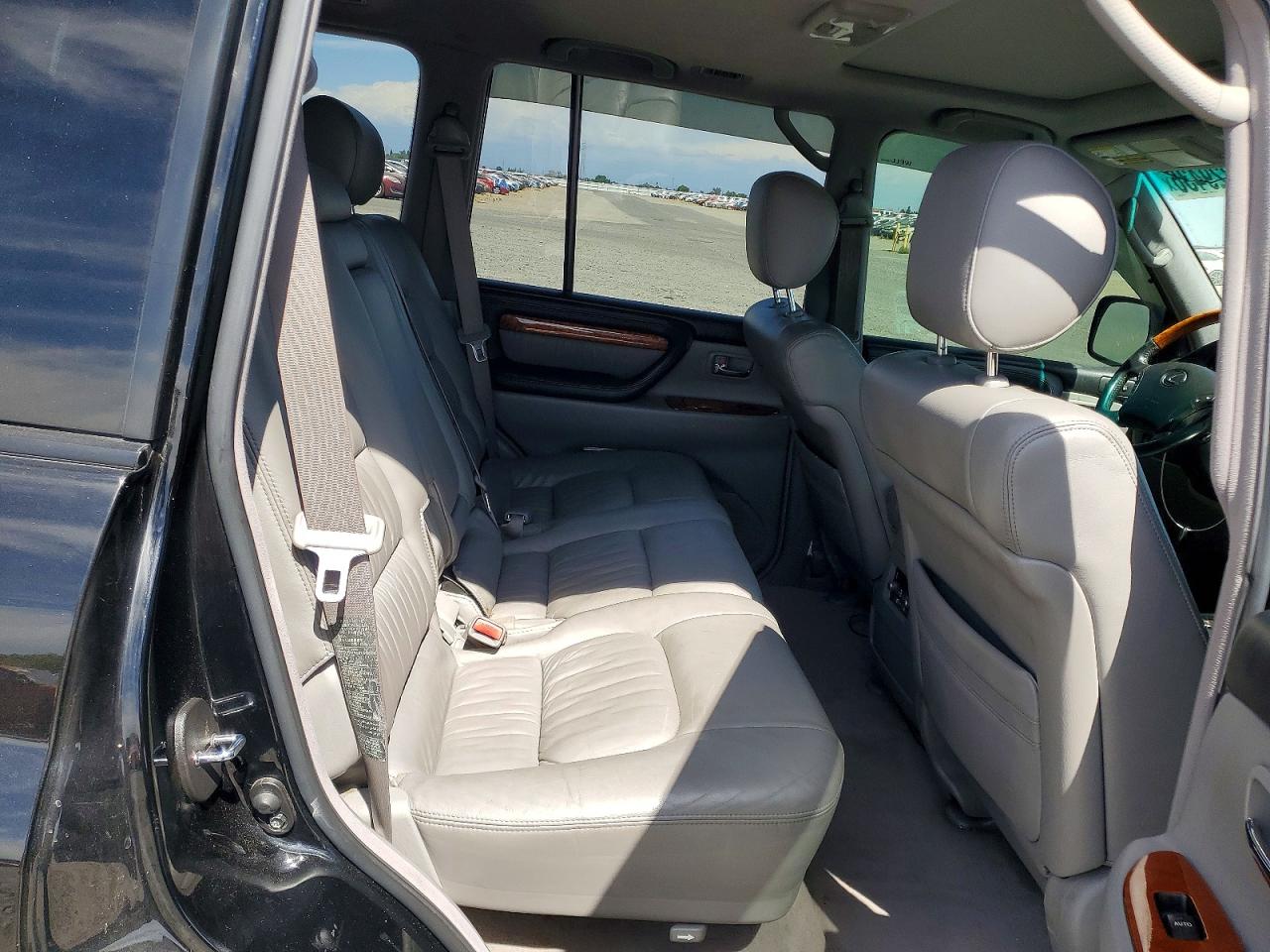 2007 Lexus Lx 470 Black vin: JTJHT00W974028653
