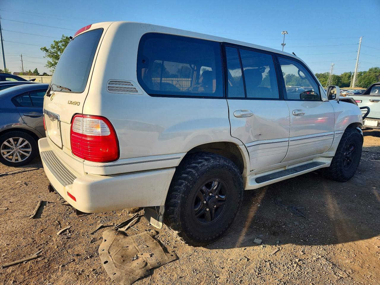 2002 Lexus Lx 470 Белый vin: JTJHT00WX23518906