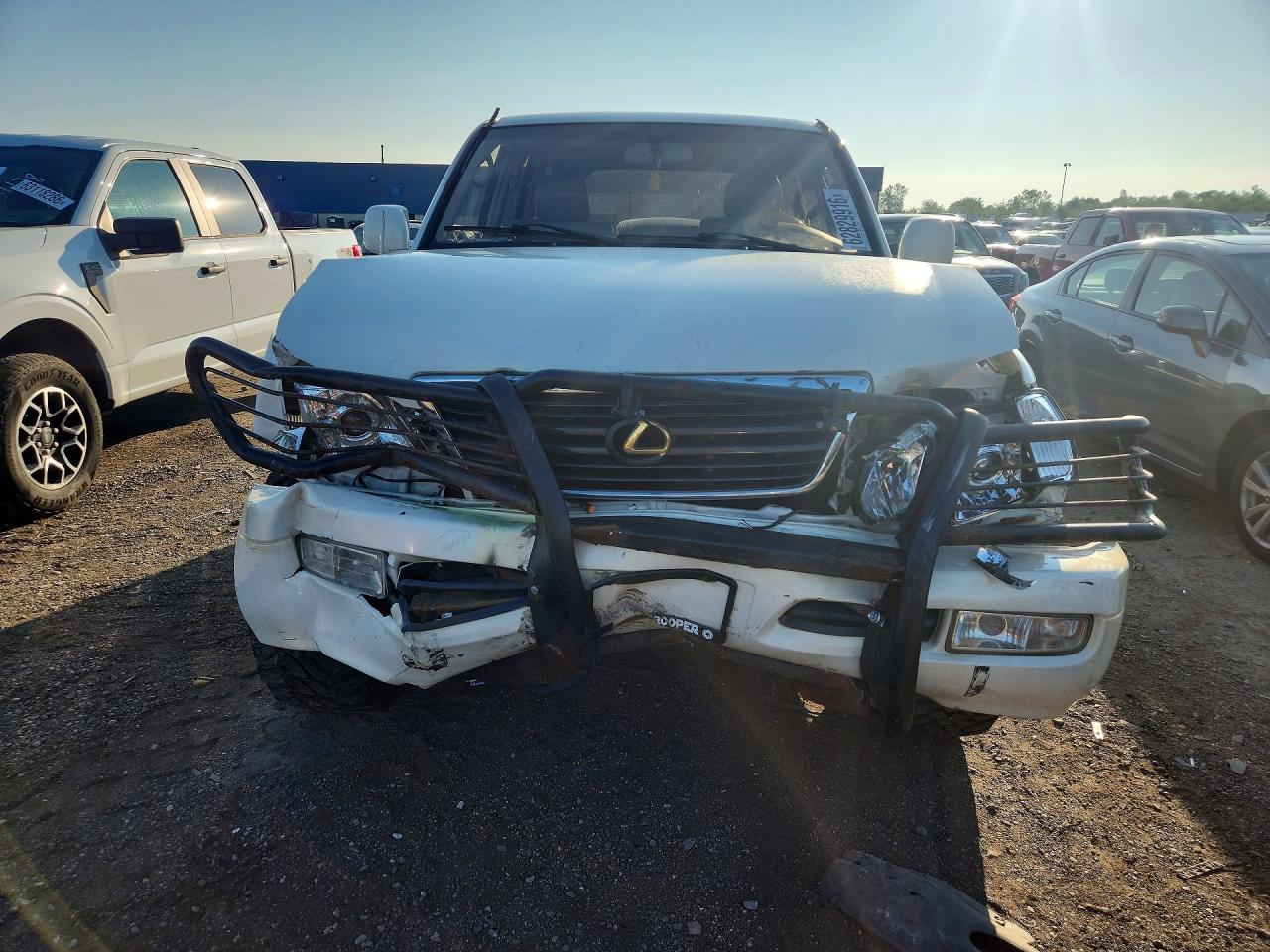 2002 Lexus Lx 470 Белый vin: JTJHT00WX23518906