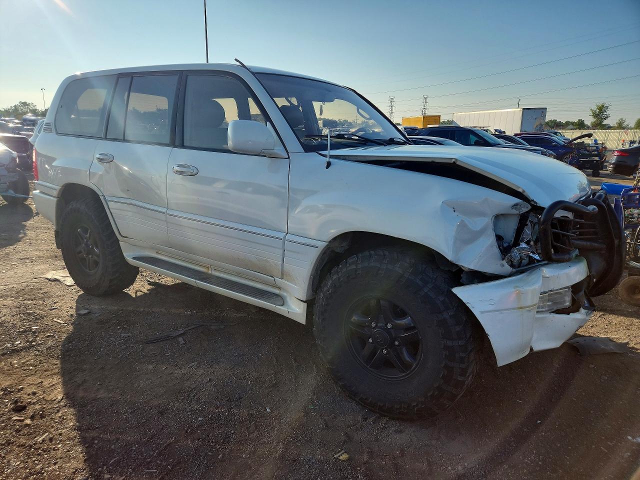 2002 Lexus Lx 470 Белый vin: JTJHT00WX23518906